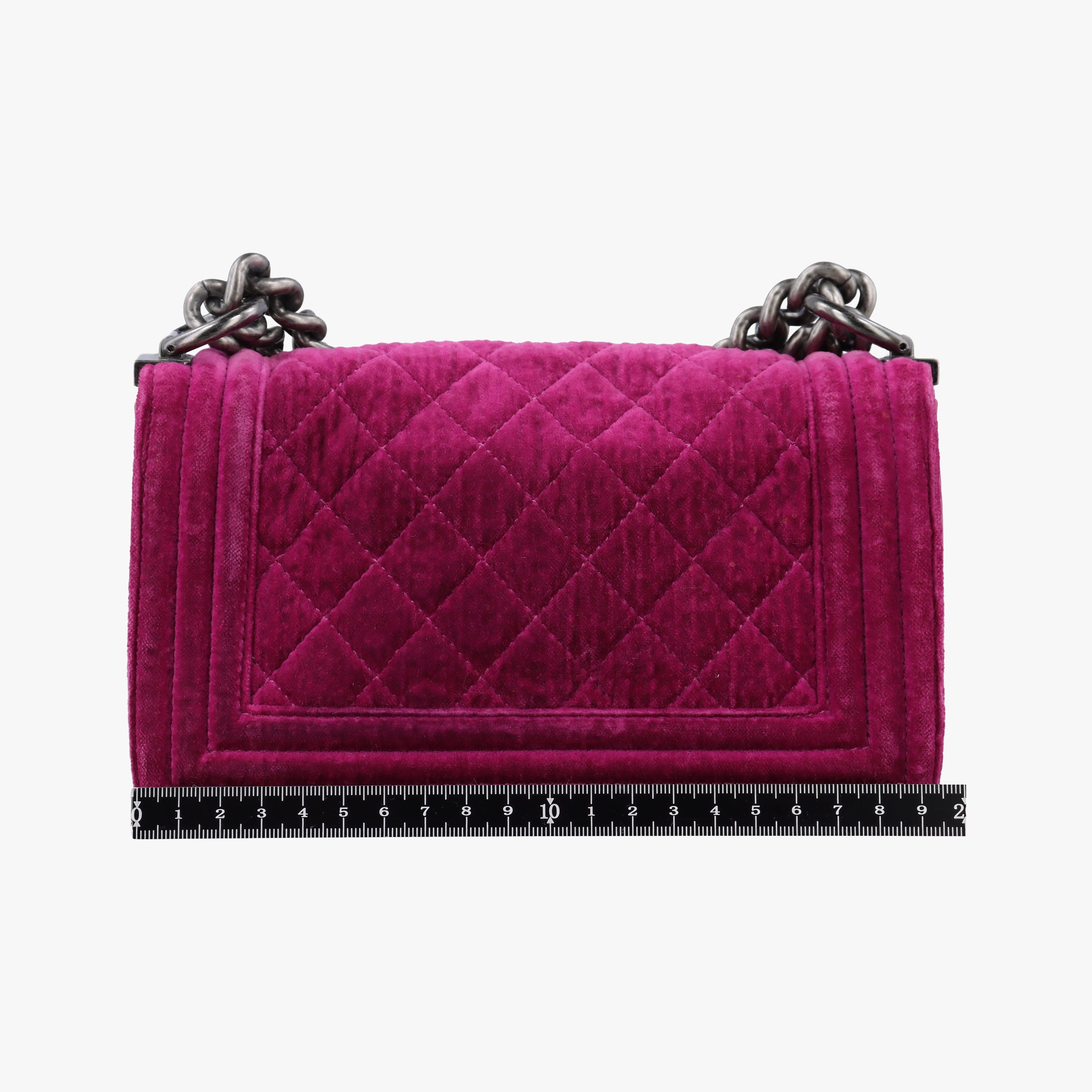 Pre-owned Chanel BOY CHANEL Rose velour A67416 shoulderbag | stylenewstar