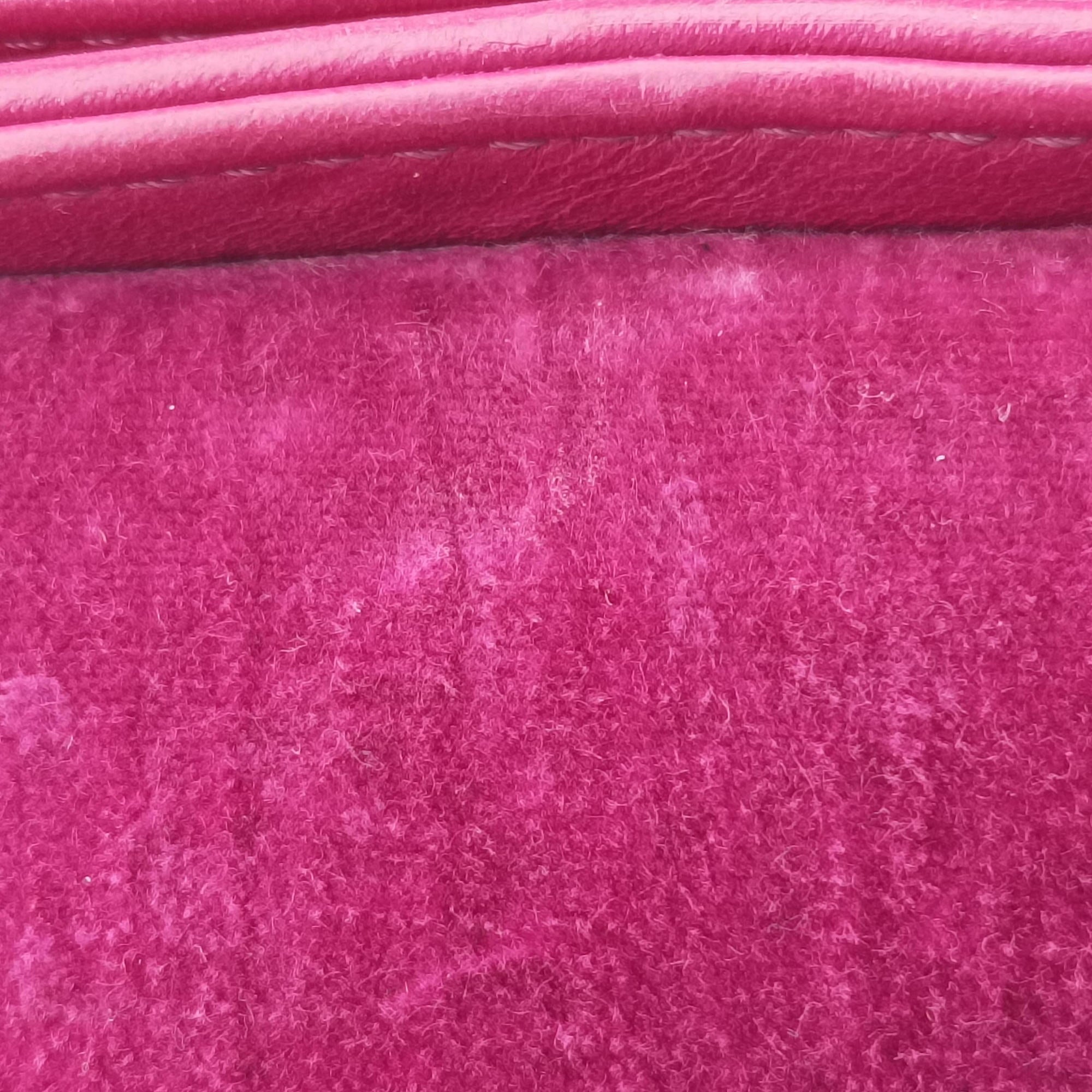 Pre-owned Chanel BOY CHANEL Rose velour A67416 shoulderbag | stylenewstar