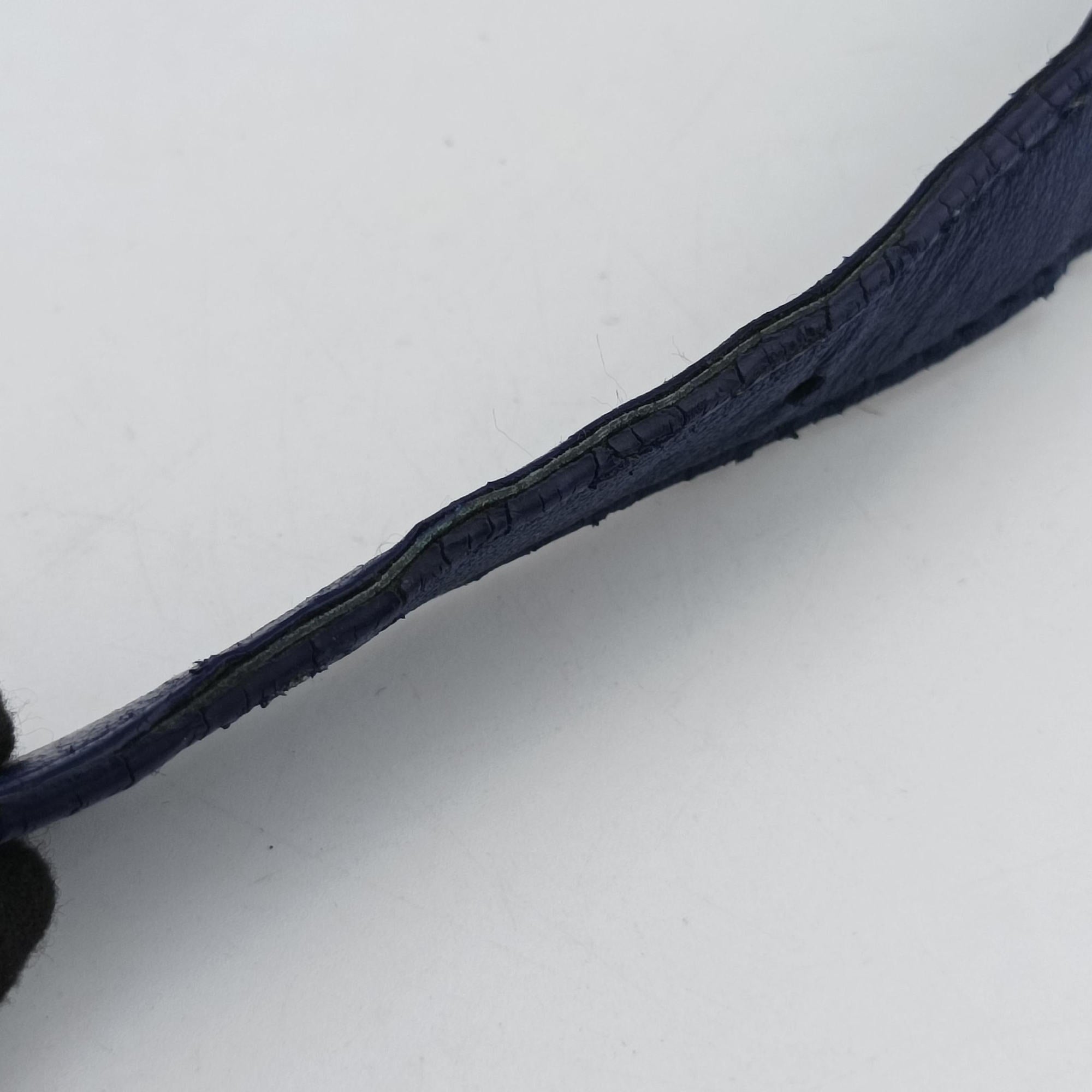 Pre-owned Bottega Veneta Intrecciato Navy lambskin  shoulderbag | stylenewstar