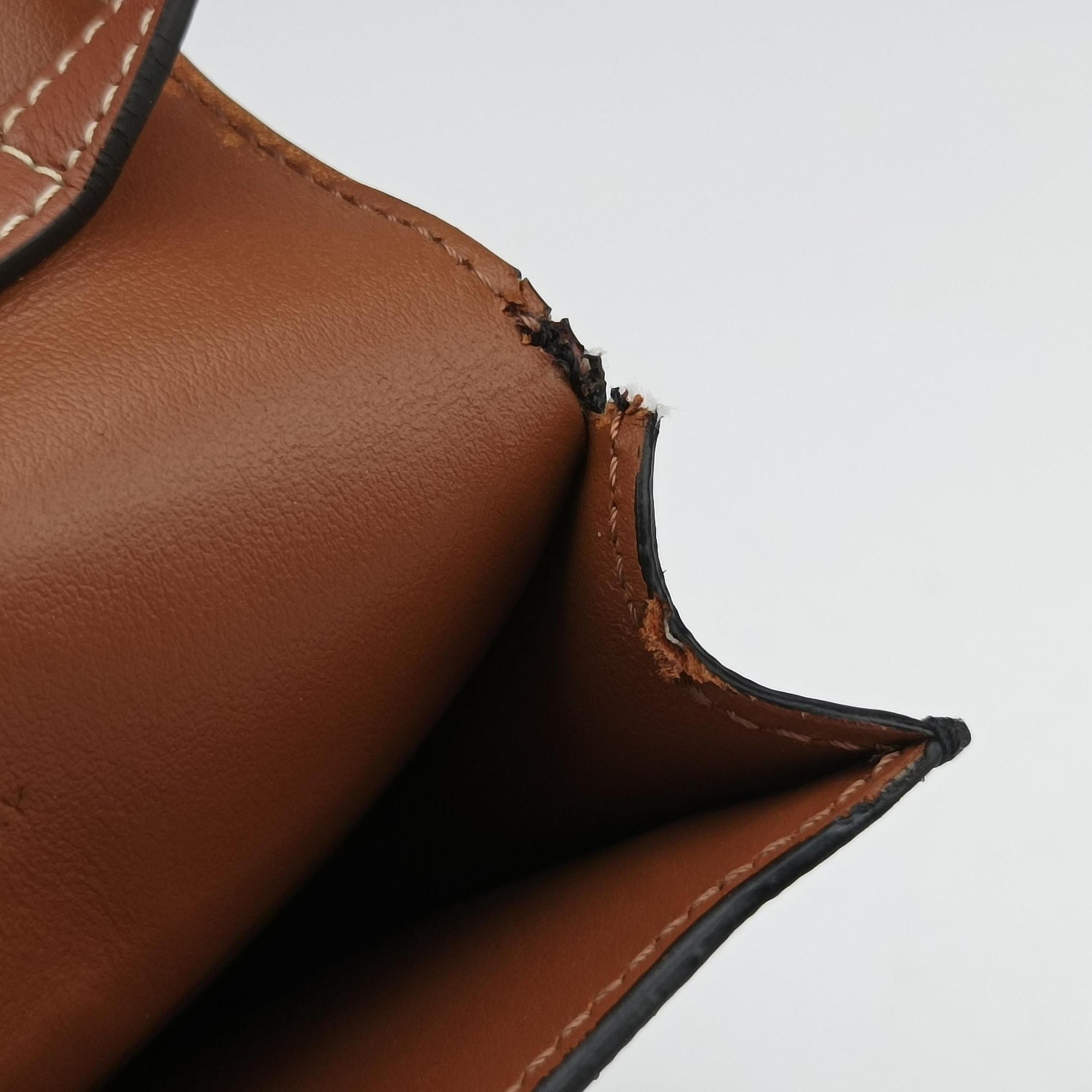 Pre-owned Celine Triomphe Brown PVC coated canvas  shoulderbag | stylenewstar