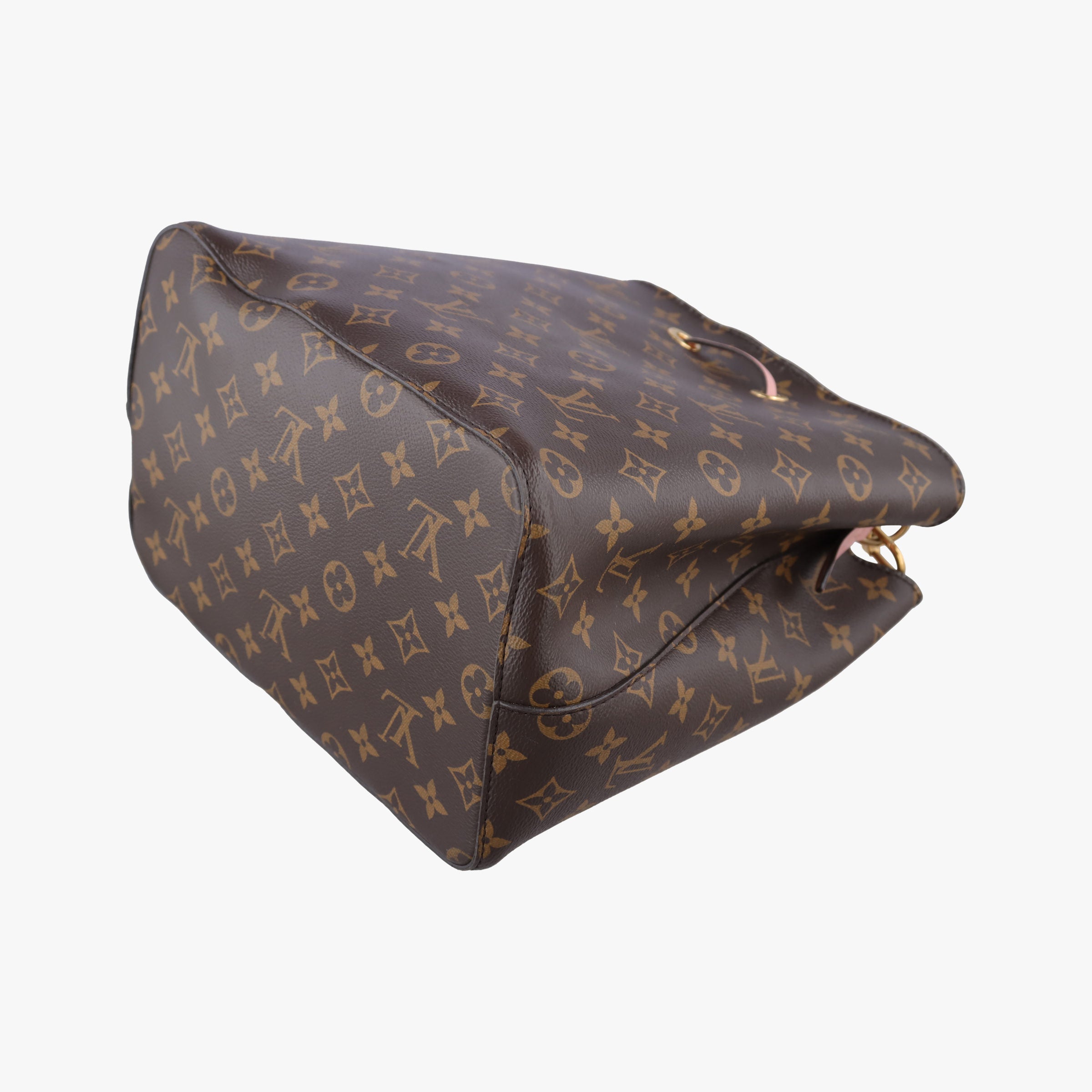 Pre-owned Louis Vuitton NeoNoe BROWN×Rose Poodle Monogram Canvas M44022 shoulderbag | stylenewstar