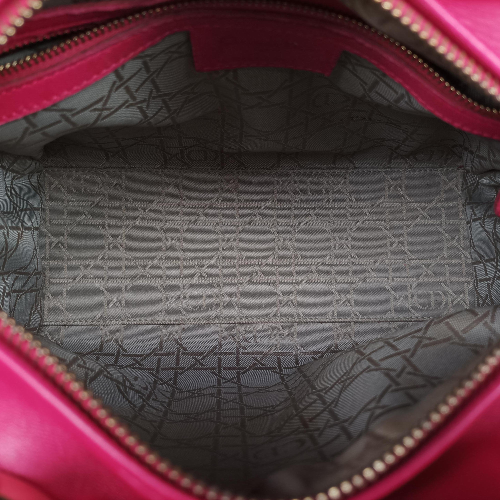 Pre-owned Christian Dior Lady Dior Rose lambskin  handbag | stylenewstar