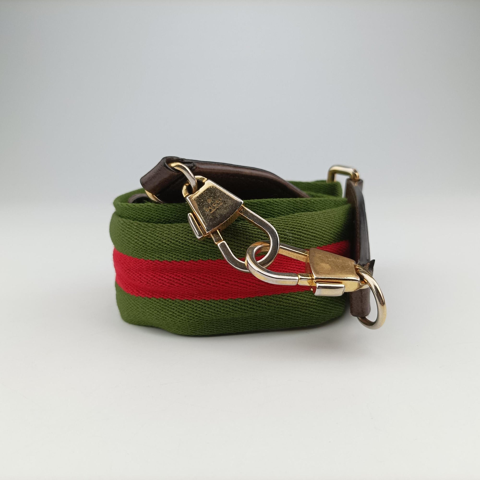 Pre-owned Gucci Jumbo GG Camel × Ebony GG Canvas × Leather 699130 shoulderbag | stylenewstar