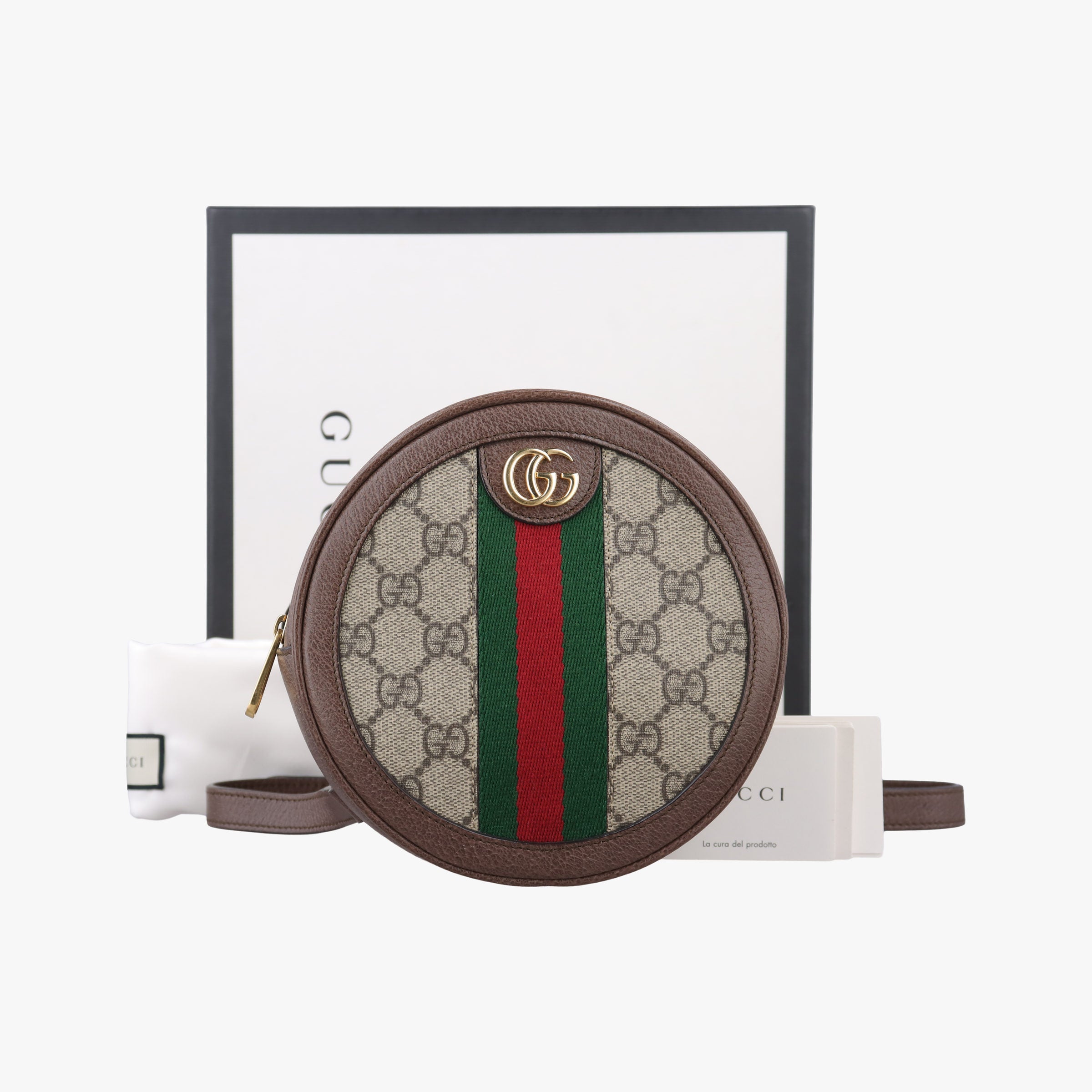 Secondhand Gucci Ophidia Brown×beige×multi PVC coated canvas×Leather 598661 backpack/rucksack | stylenewstar