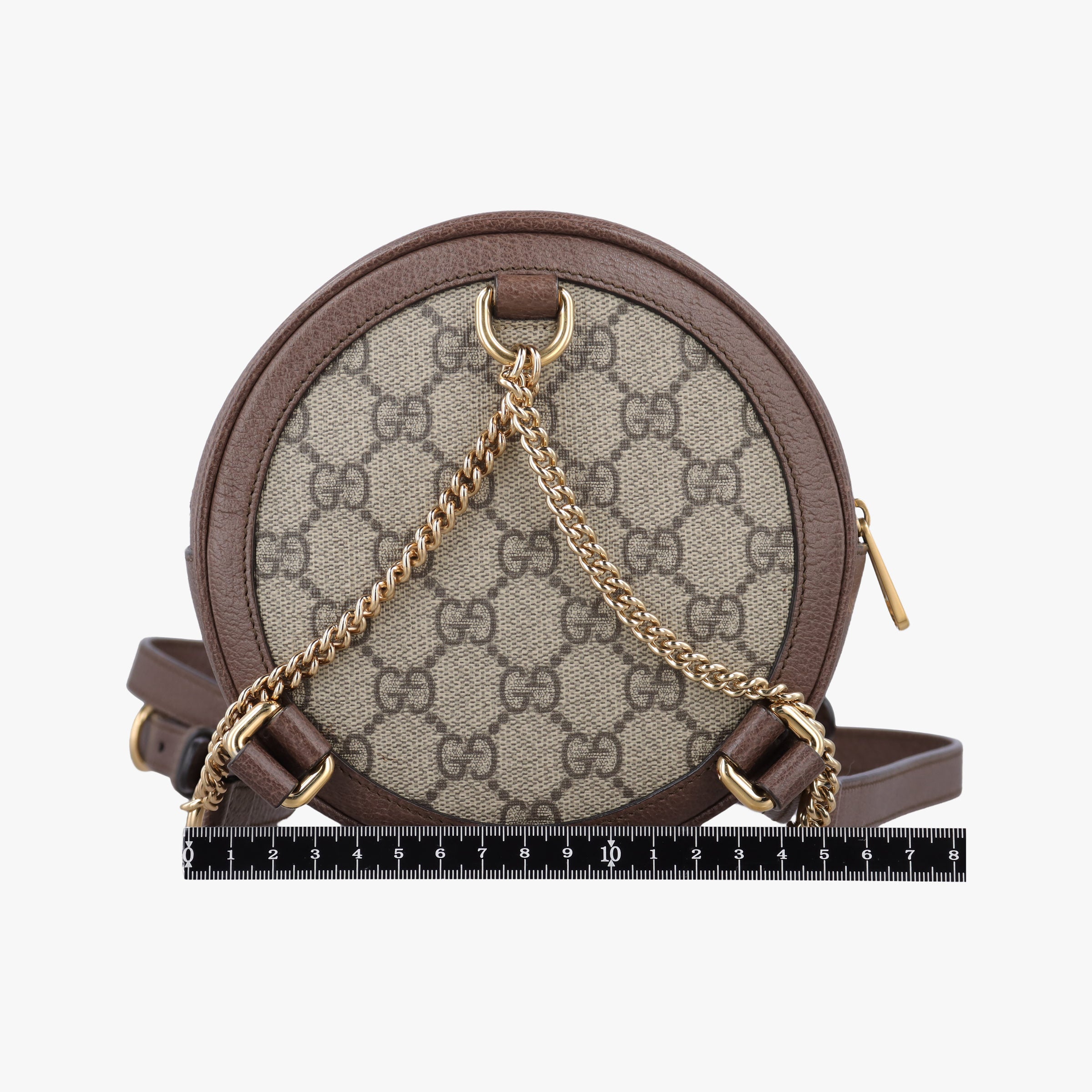 Secondhand Gucci Ophidia Brown×beige×multi PVC coated canvas×Leather 598661 backpack/rucksack | stylenewstar