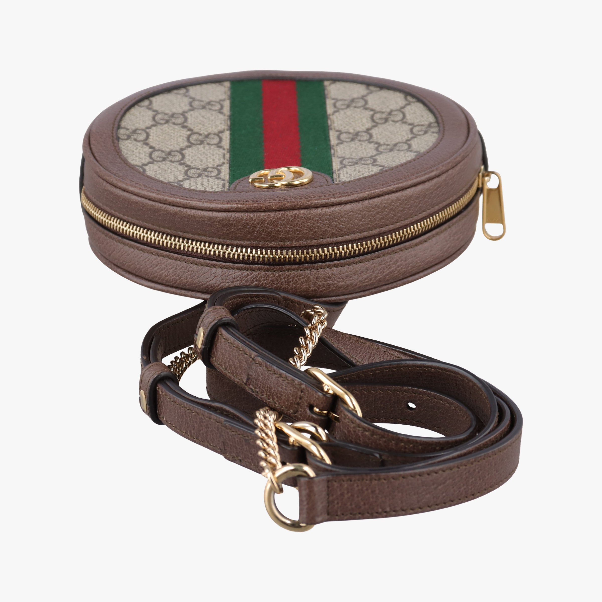 Secondhand Gucci Ophidia Brown×beige×multi PVC coated canvas×Leather 598661 backpack/rucksack | stylenewstar