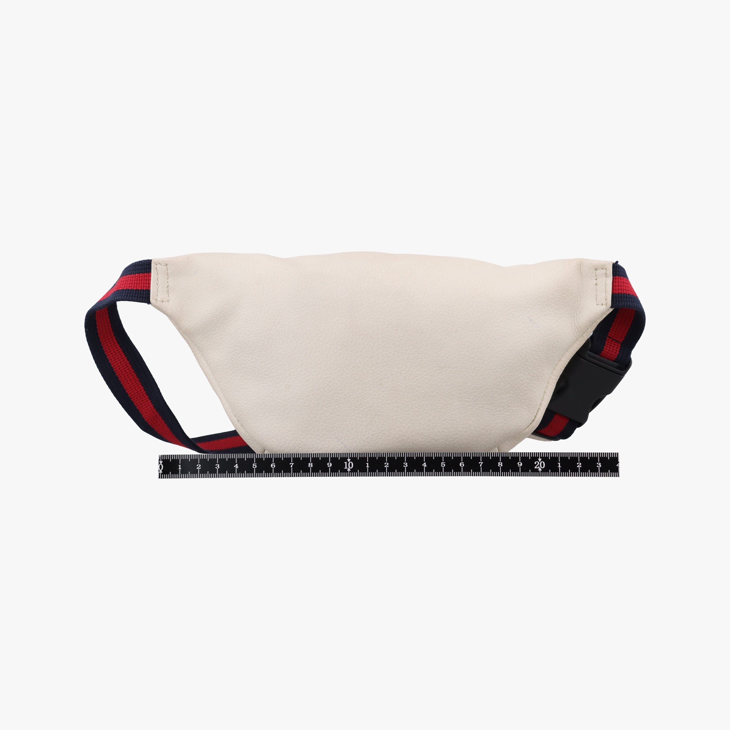 Secondhand Gucci Print White Leather 527792 bum bag/waist bag | stylenewstar