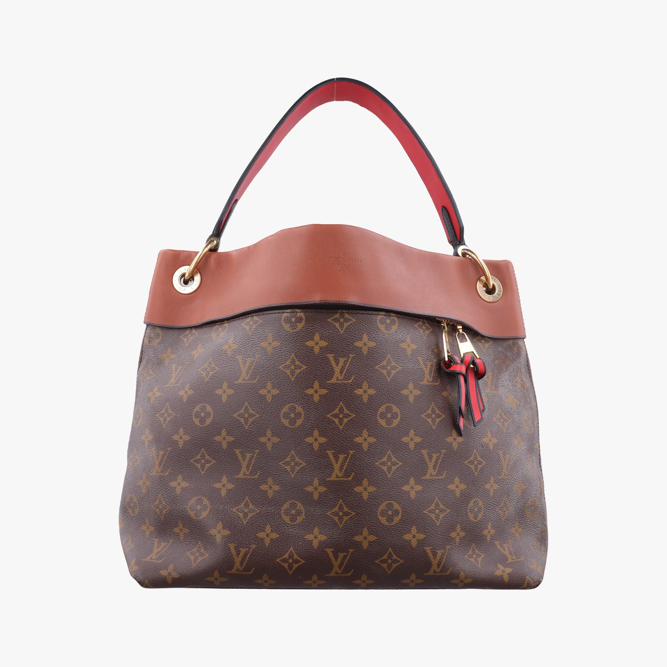 Pre-owned Louis Vuitton Tuileries Besace brown Monogram Canvas×calf leather M43157 shoulderbag | stylenewstar