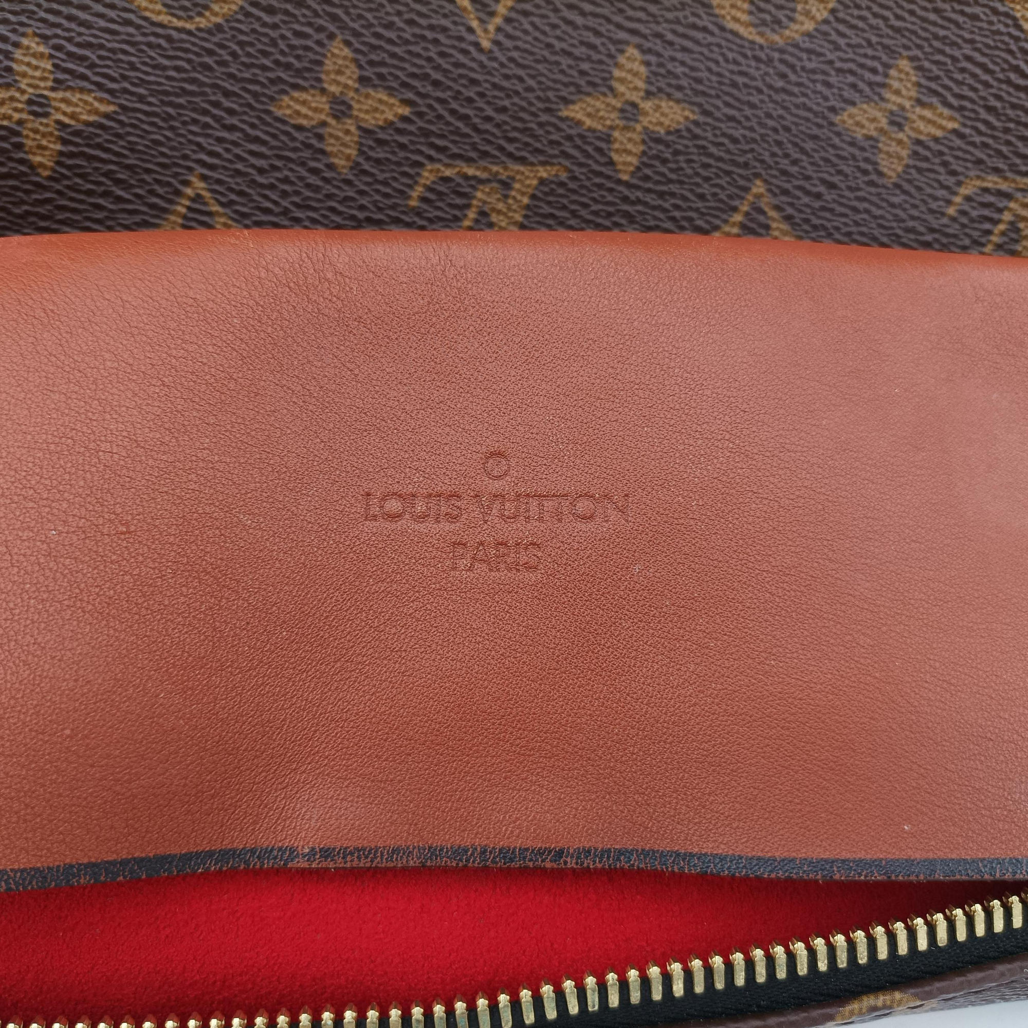 Pre-owned Louis Vuitton Tuileries Besace brown Monogram Canvas×calf leather M43157 shoulderbag | stylenewstar
