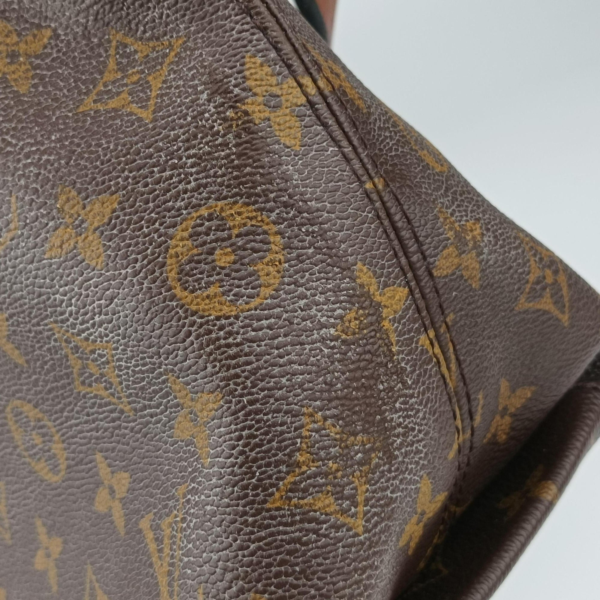 Pre-owned Louis Vuitton Tuileries Besace brown Monogram Canvas×calf leather M43157 shoulderbag | stylenewstar