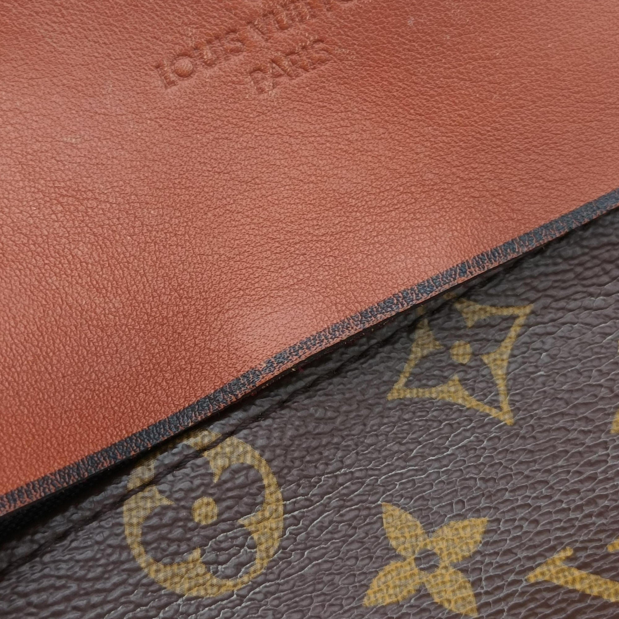 Pre-owned Louis Vuitton Tuileries Besace brown Monogram Canvas×calf leather M43157 shoulderbag | stylenewstar