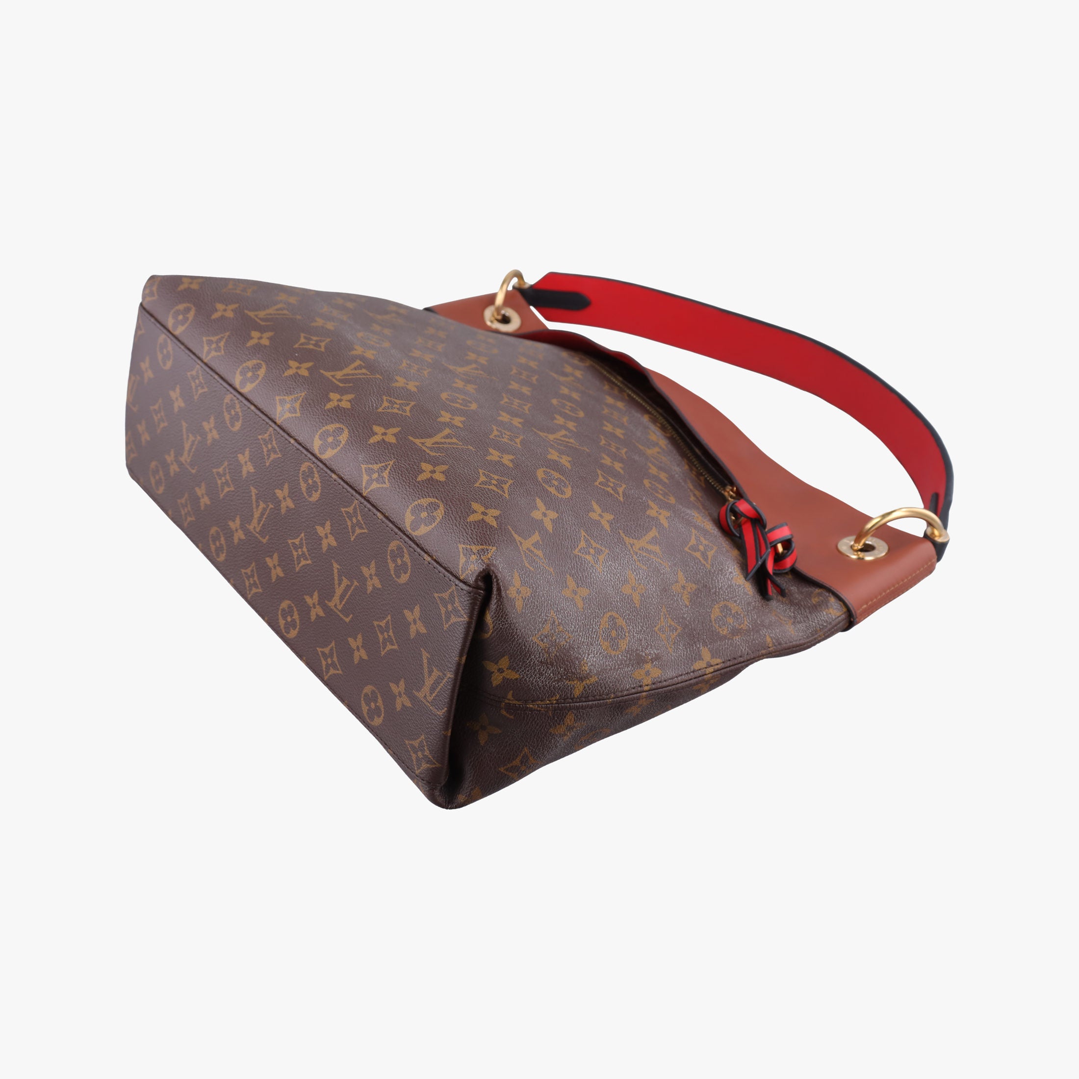Pre-owned Louis Vuitton Tuileries Besace brown Monogram Canvas×calf leather M43157 shoulderbag | stylenewstar
