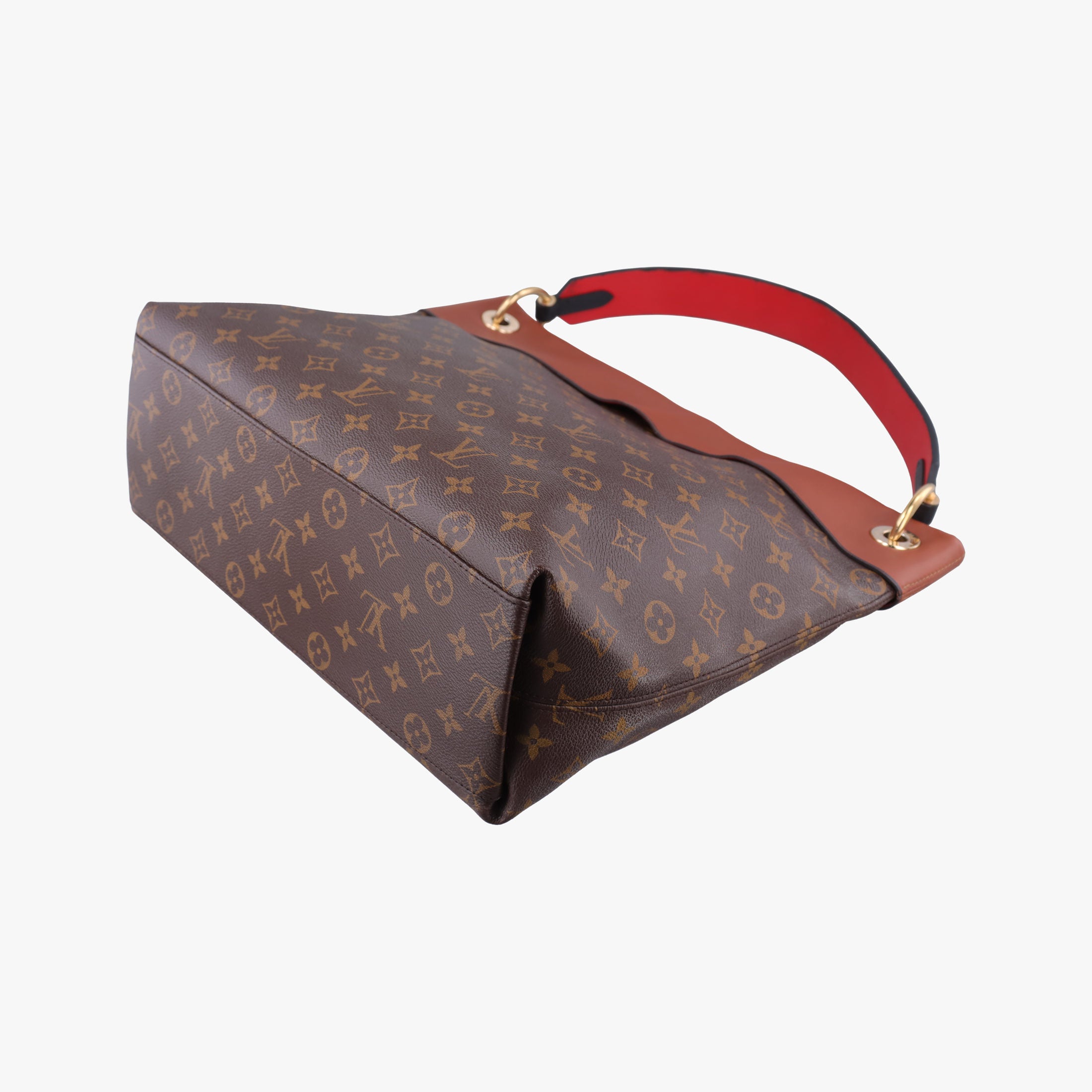Pre-owned Louis Vuitton Tuileries Besace brown Monogram Canvas×calf leather M43157 shoulderbag | stylenewstar