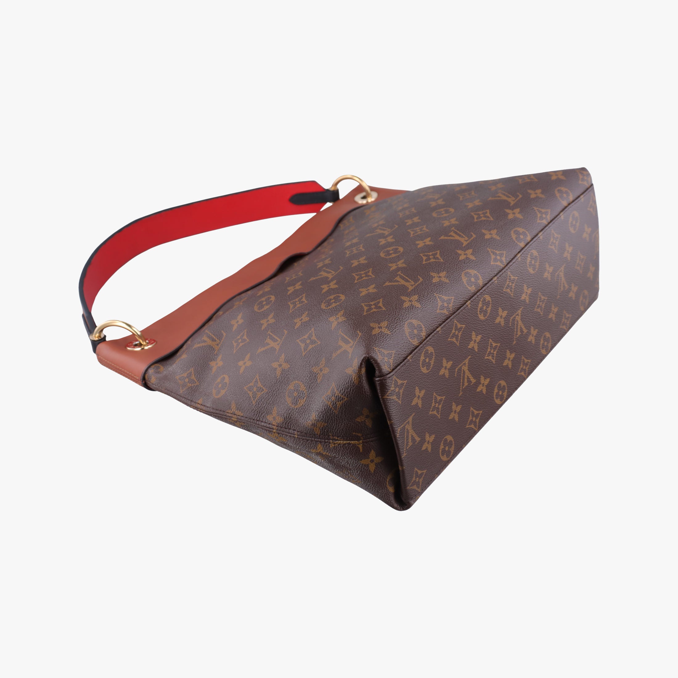 Pre-owned Louis Vuitton Tuileries Besace brown Monogram Canvas×calf leather M43157 shoulderbag | stylenewstar