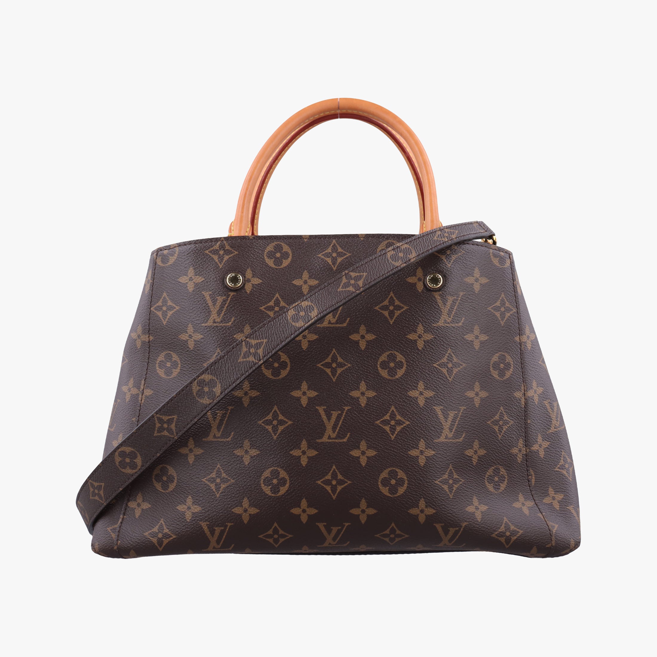 Pre-owned Louis Vuitton MONTAIGNE MM BROWN Monogram Canvas M41056 shoulderbag | stylenewstar