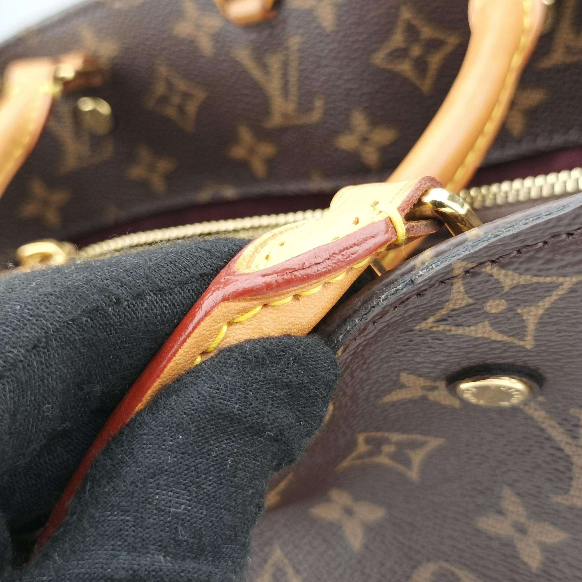 Pre-owned Louis Vuitton MONTAIGNE MM BROWN Monogram Canvas M41056 shoulderbag | stylenewstar