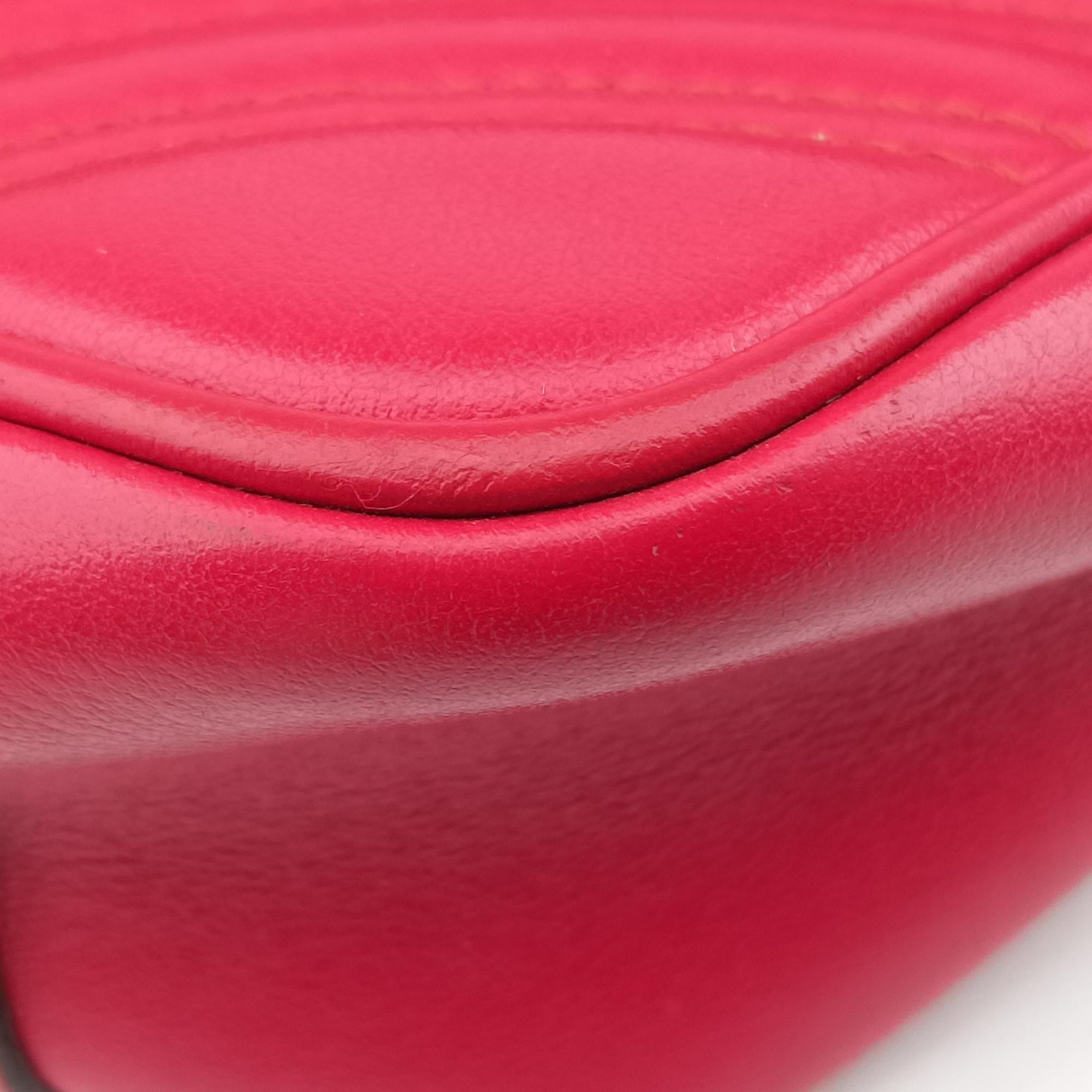 Vintage Gucci GG Marmont Red Leather 443497 shoulderbag | stylenewstar