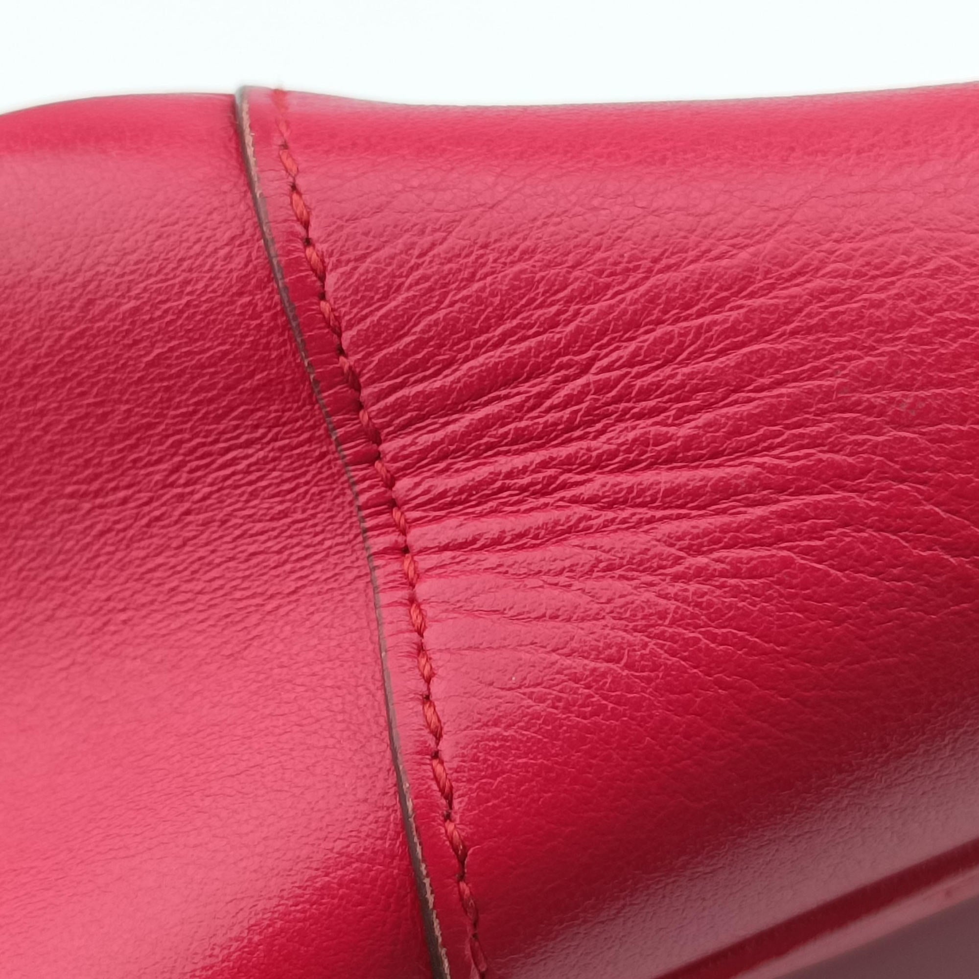 Vintage Gucci GG Marmont Red Leather 443497 shoulderbag | stylenewstar