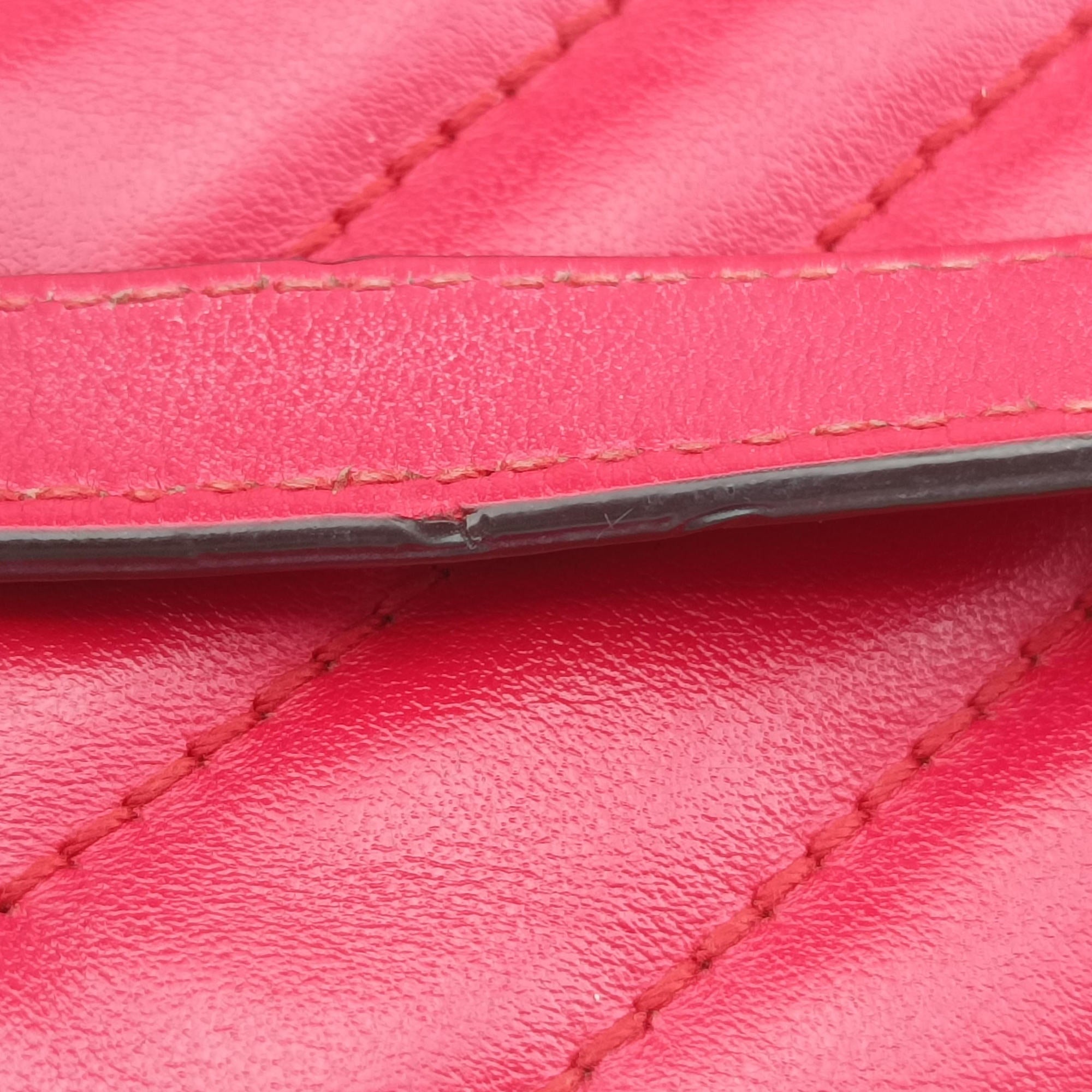 Vintage Gucci GG Marmont Red Leather 443497 shoulderbag | stylenewstar