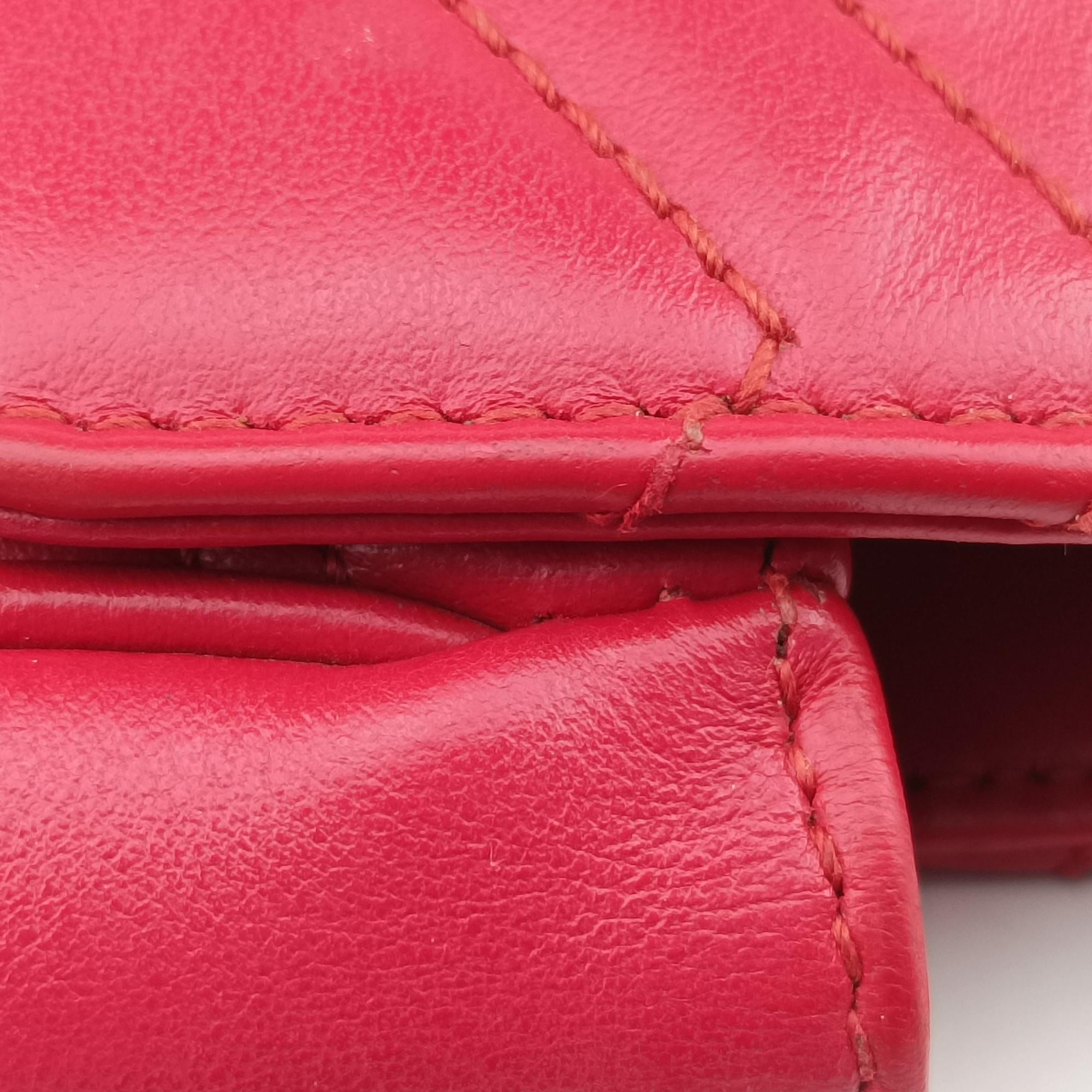 Vintage Gucci GG Marmont Red Leather 443497 shoulderbag | stylenewstar
