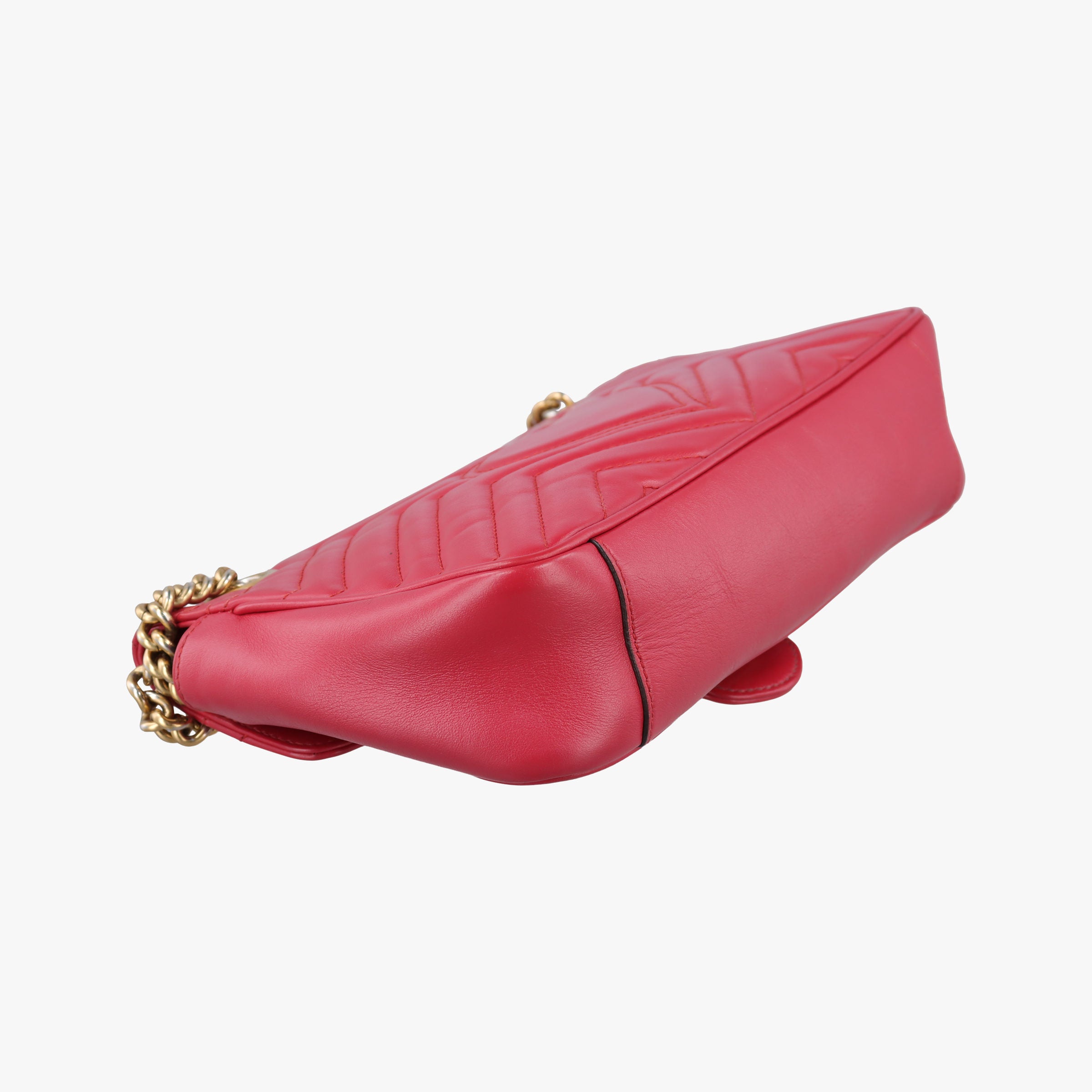 Vintage Gucci GG Marmont Red Leather 443497 shoulderbag | stylenewstar