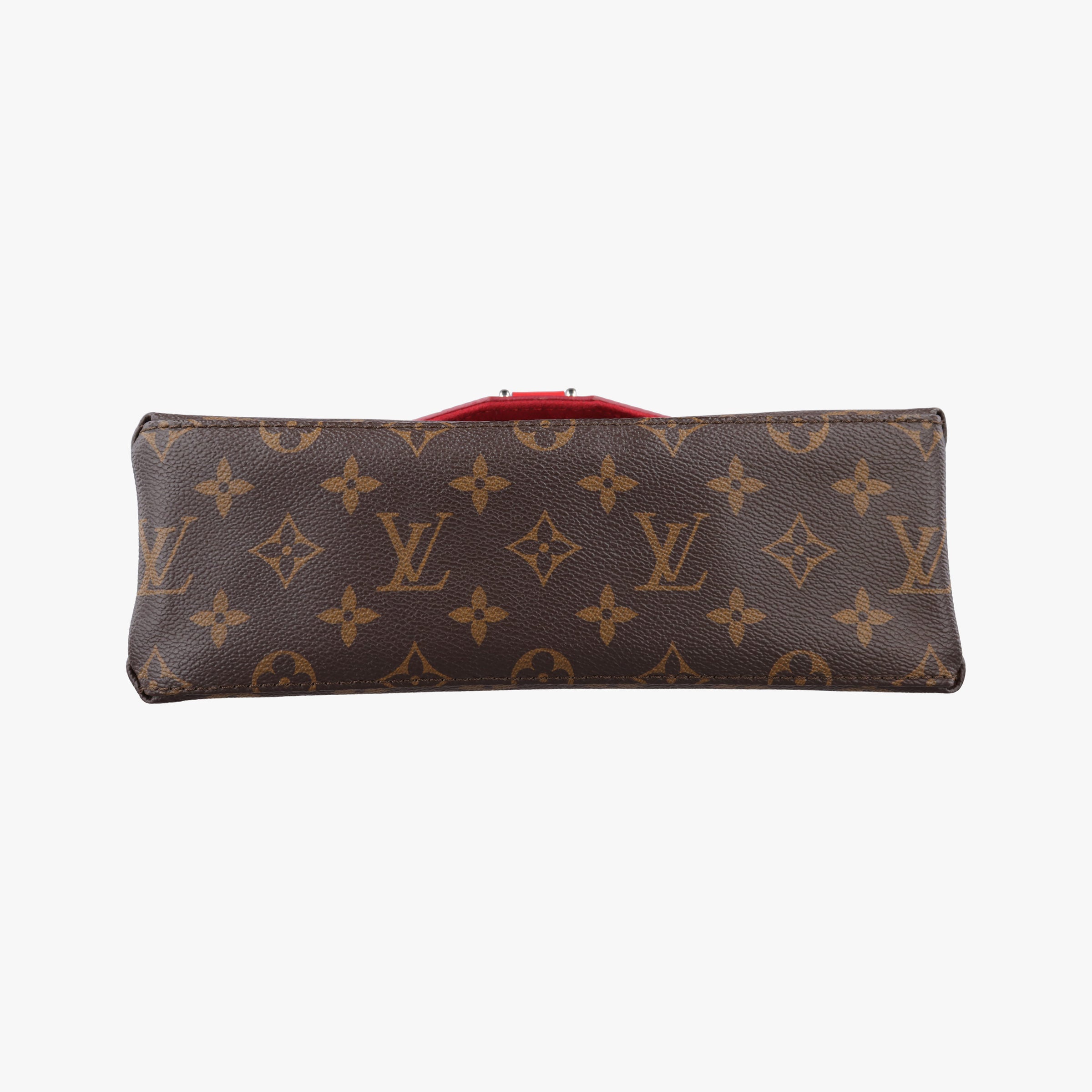 Secondhand Louis Vuitton SAINT MICHEL Brown×COQUELICOT Monogram Canvas×epi M44031 shoulderbag | stylenewstar