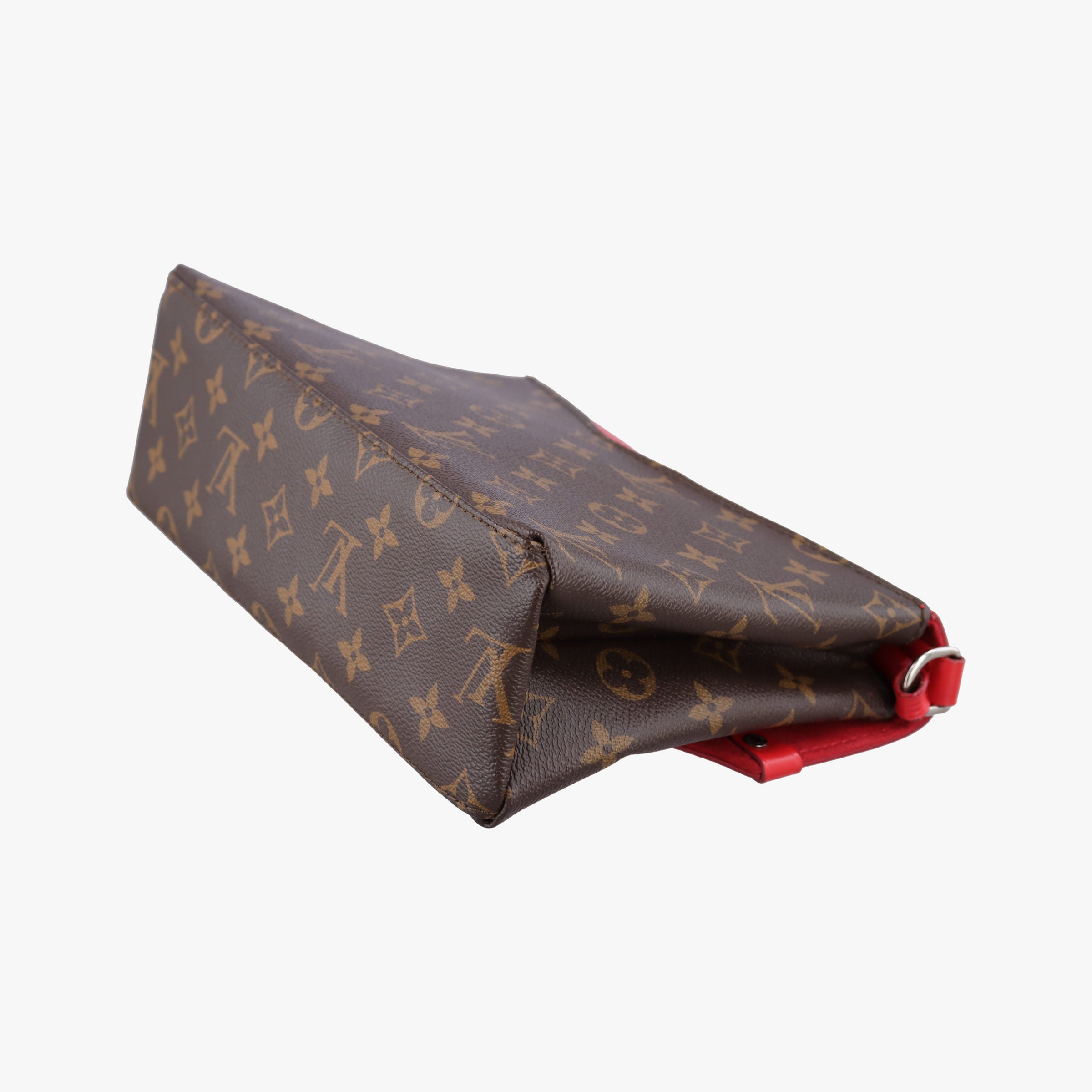 Secondhand Louis Vuitton SAINT MICHEL Brown×COQUELICOT Monogram Canvas×epi M44031 shoulderbag | stylenewstar