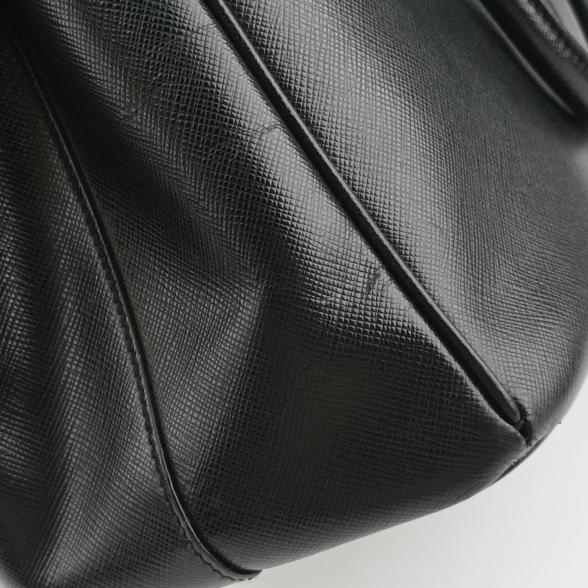 Secondhand Prada Galleria Black SAFFIANO Leather BN2274 shoulderbag | stylenewstar