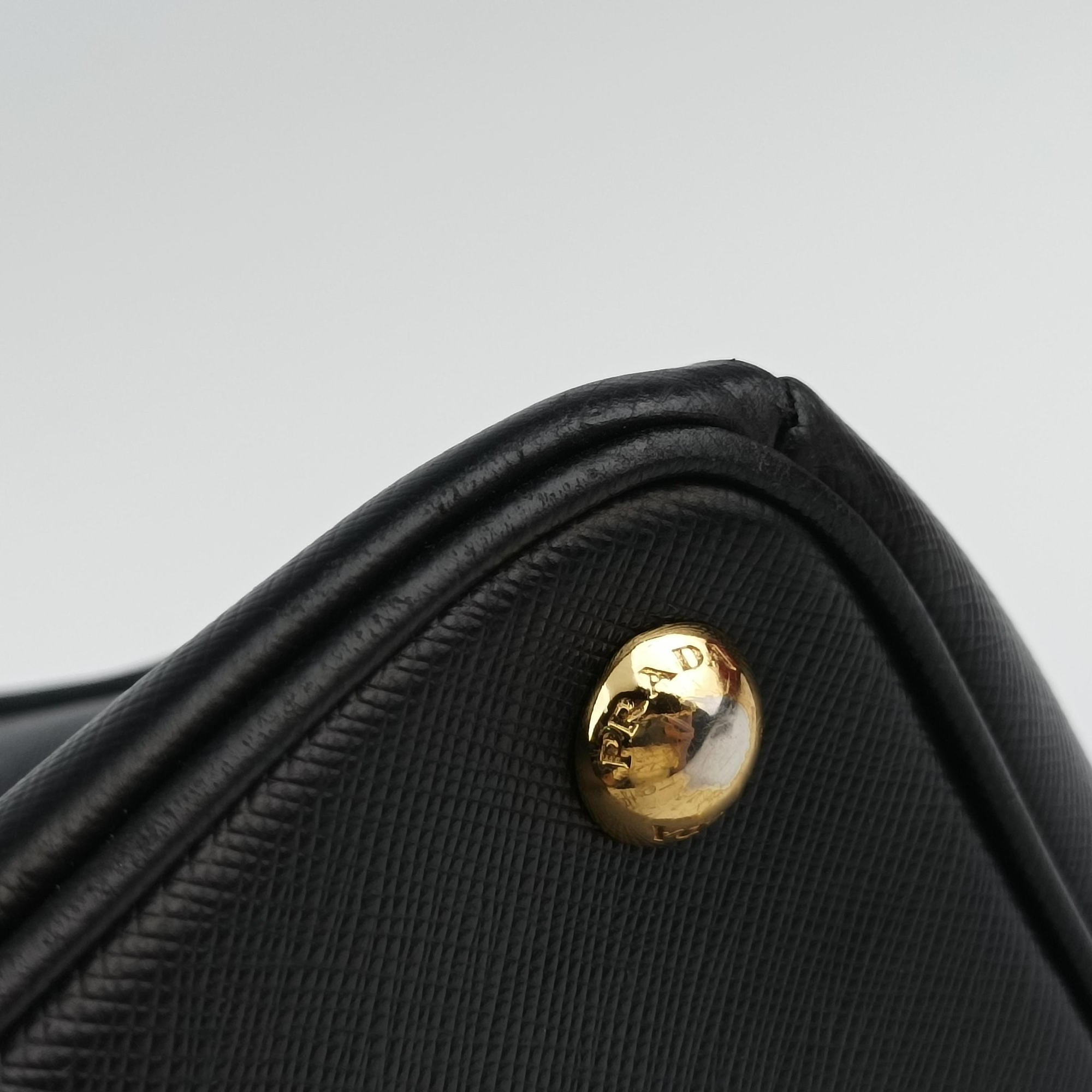 Secondhand Prada Galleria Black SAFFIANO Leather BN2274 shoulderbag | stylenewstar