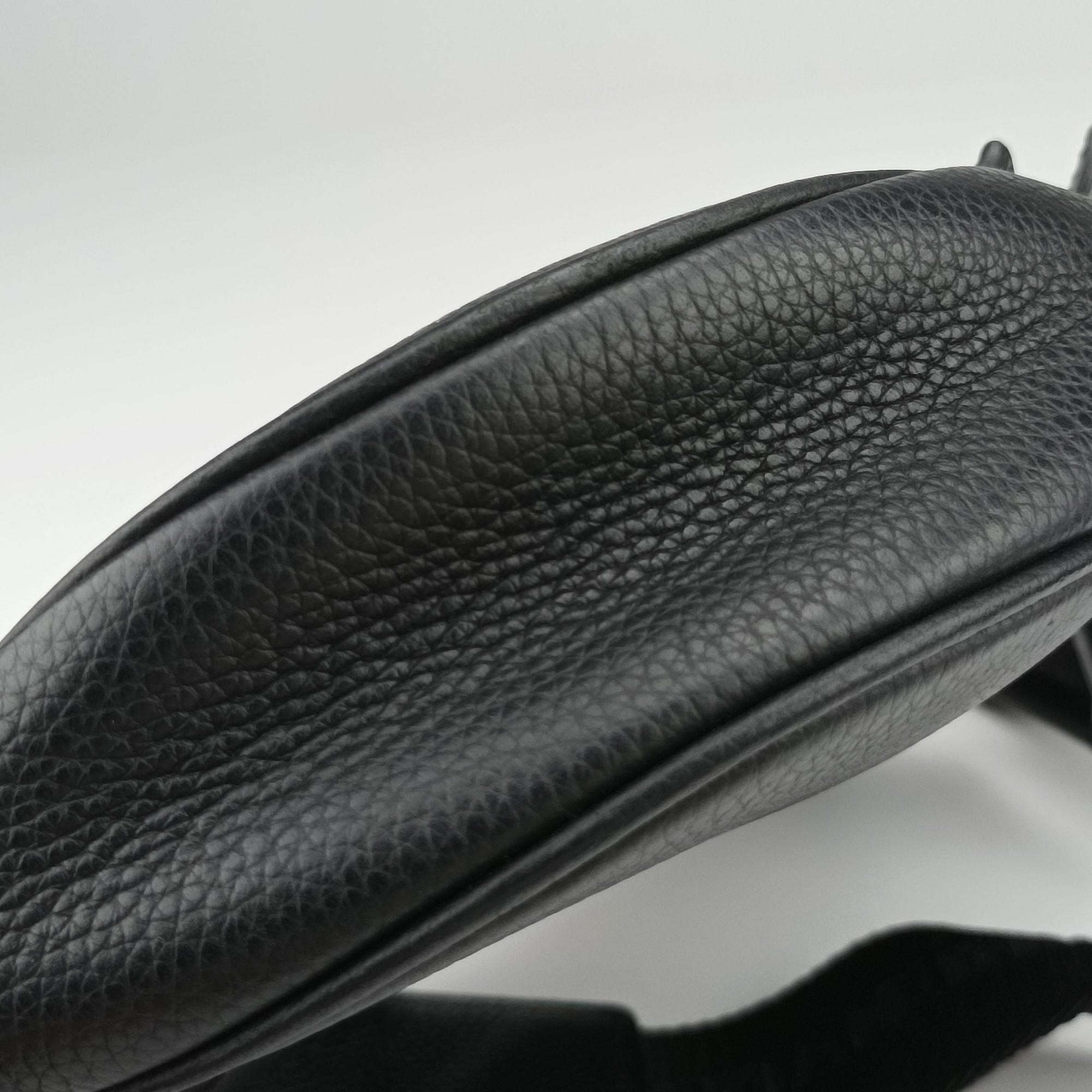 Vintage Christian Dior Saddle Black Leather  bum bag/waist bag | stylenewstar