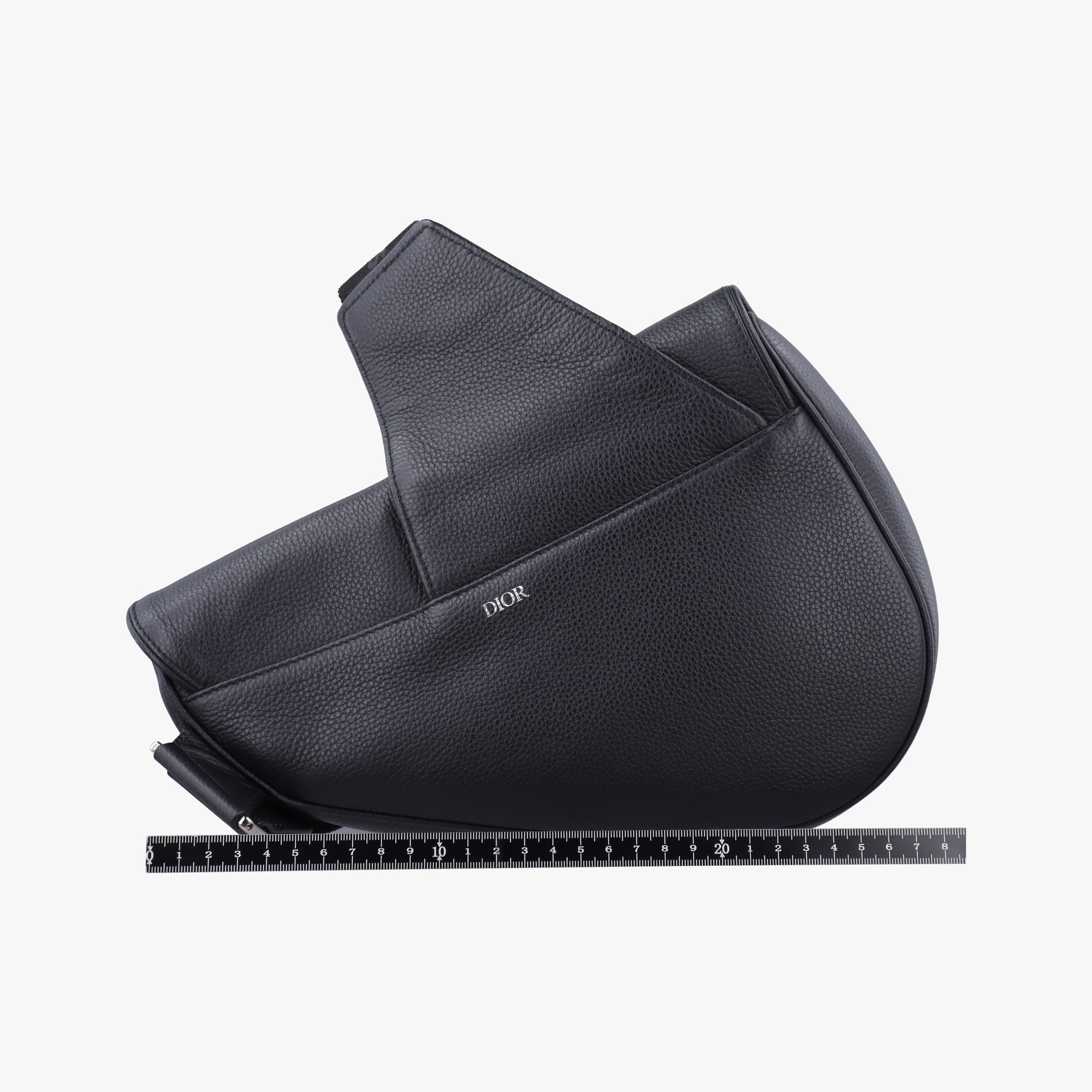 Vintage Christian Dior Saddle Black Leather  bum bag/waist bag | stylenewstar
