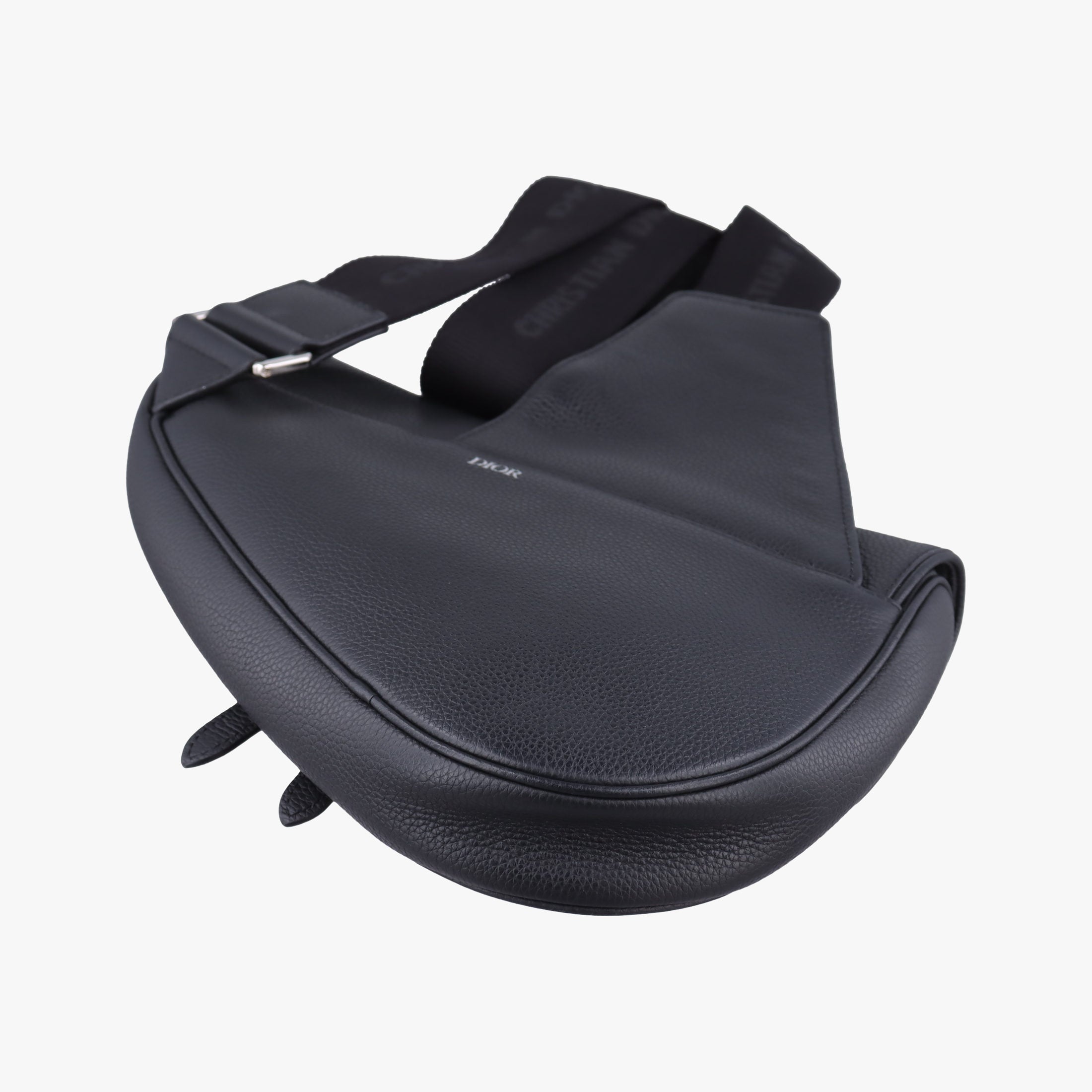 Vintage Christian Dior Saddle Black Leather  bum bag/waist bag | stylenewstar
