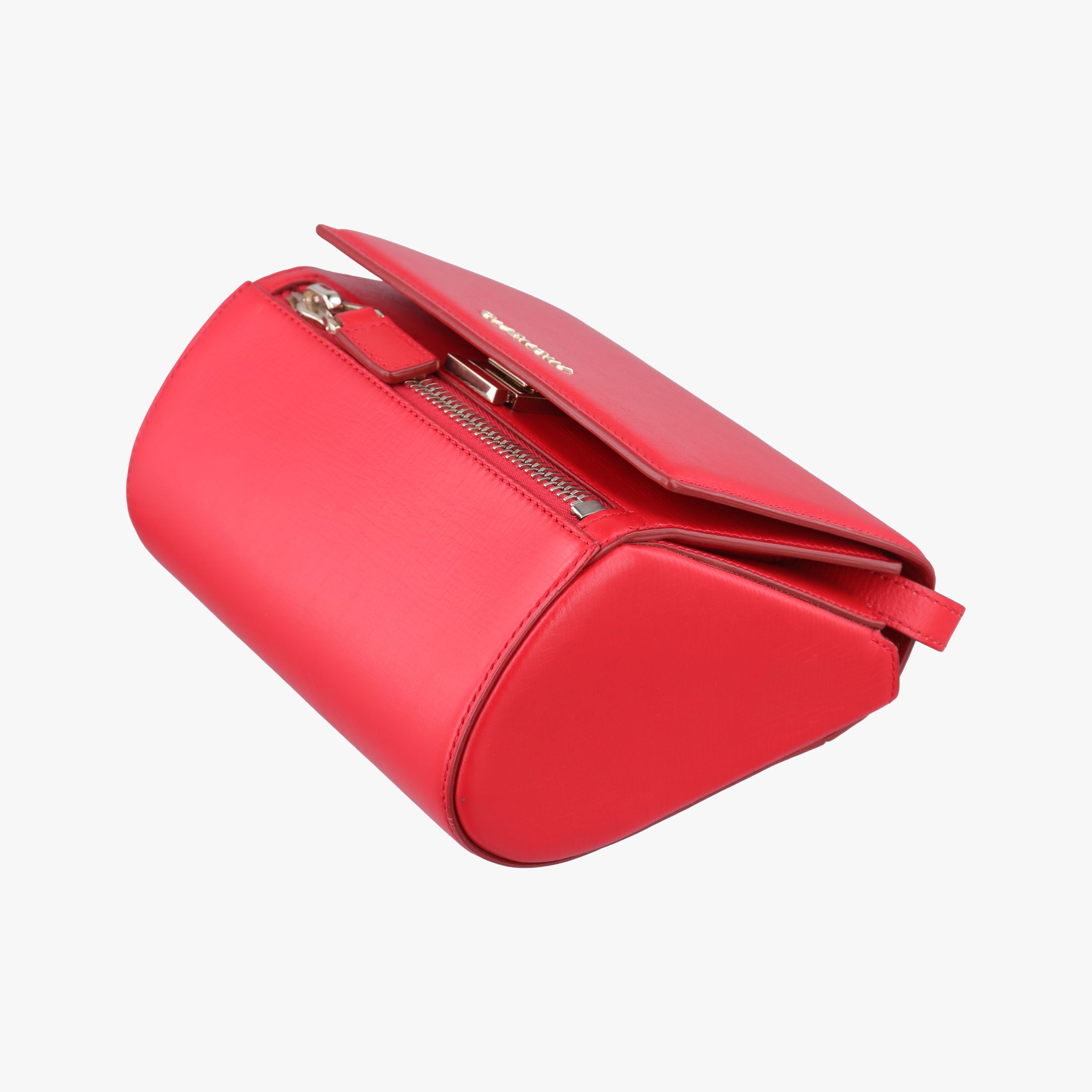 Pre-owned Givenchy Pandora Box Red Leather  shoulderbag | stylenewstar