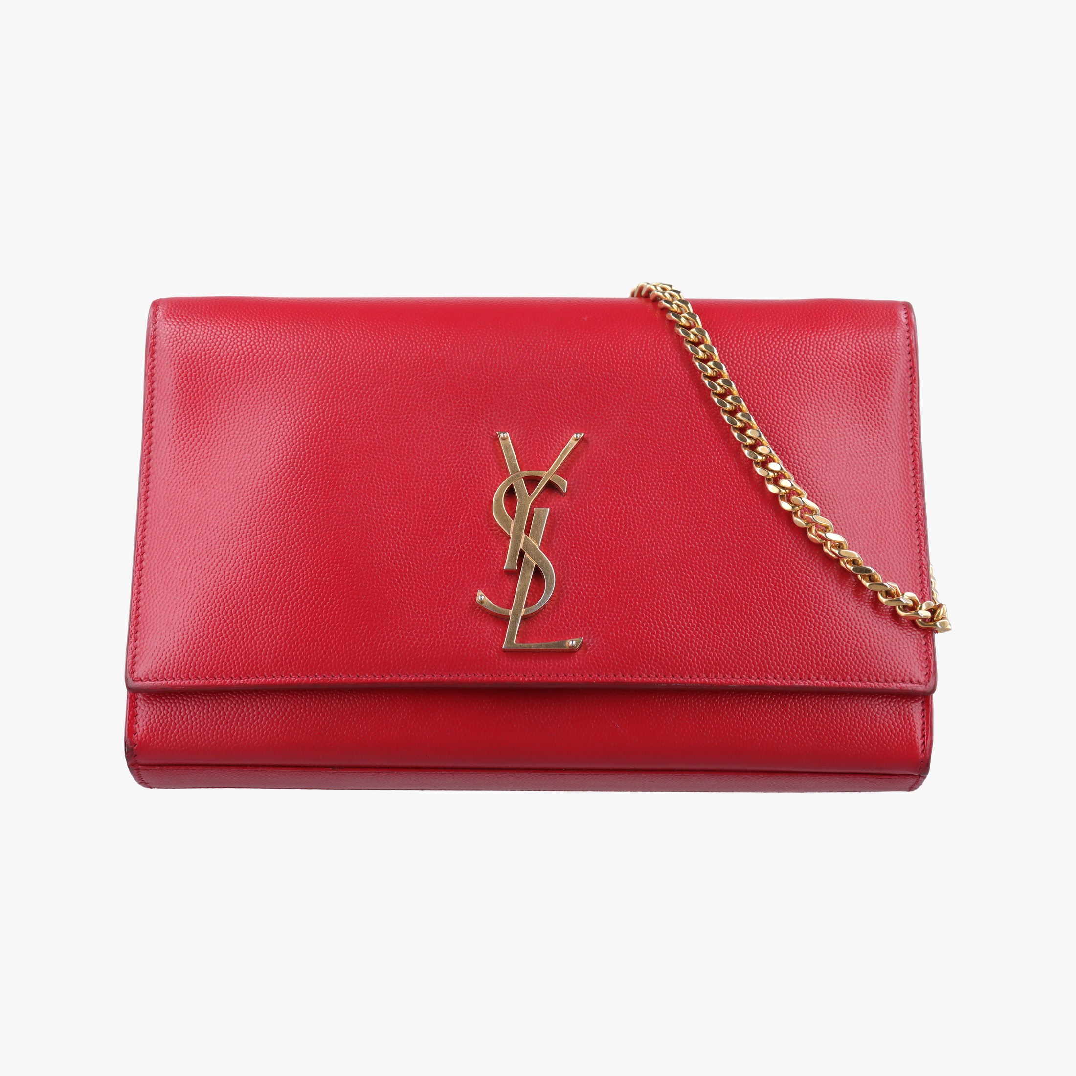 Vintage Yves Saint Laurent KATE Red Caviar leather 364021 shoulderbag | stylenewstar