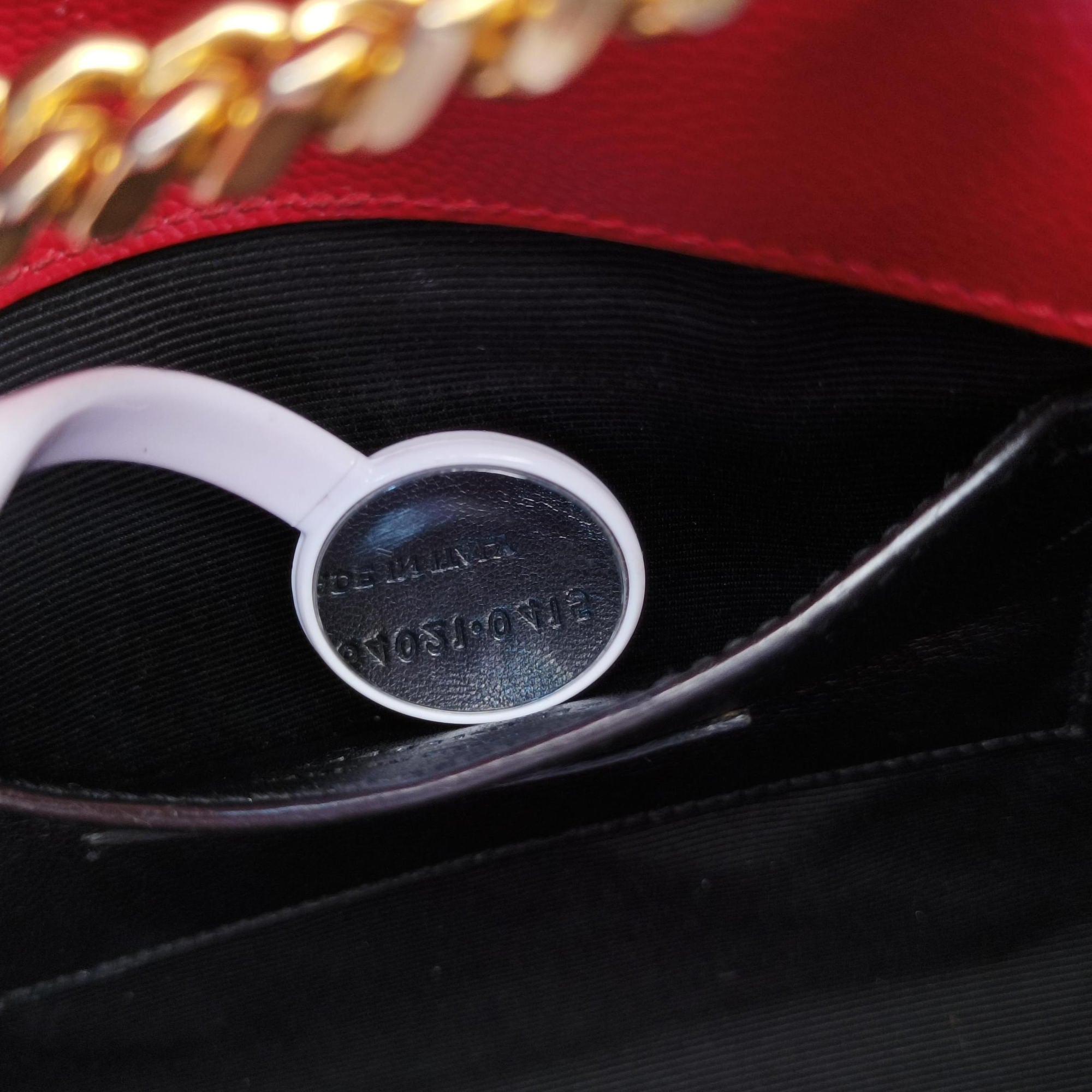 Vintage Yves Saint Laurent KATE Red Caviar leather 364021 shoulderbag | stylenewstar
