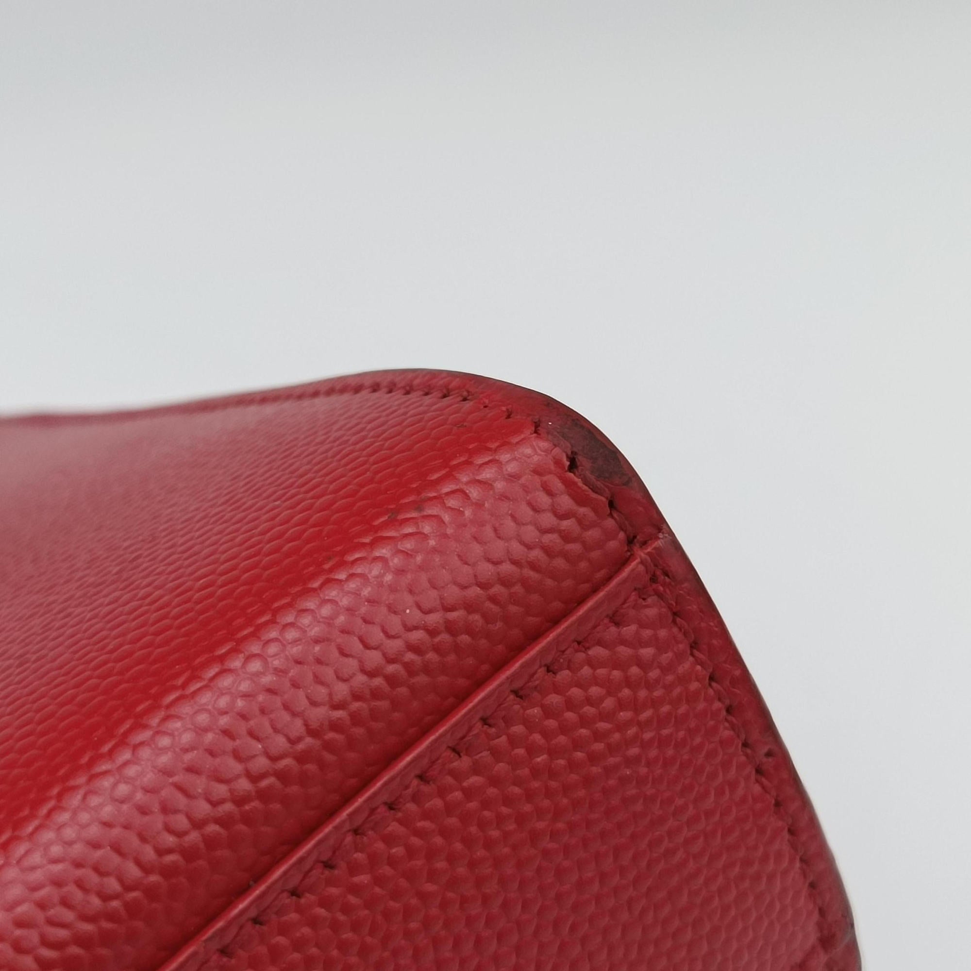 Vintage Yves Saint Laurent KATE Red Caviar leather 364021 shoulderbag | stylenewstar