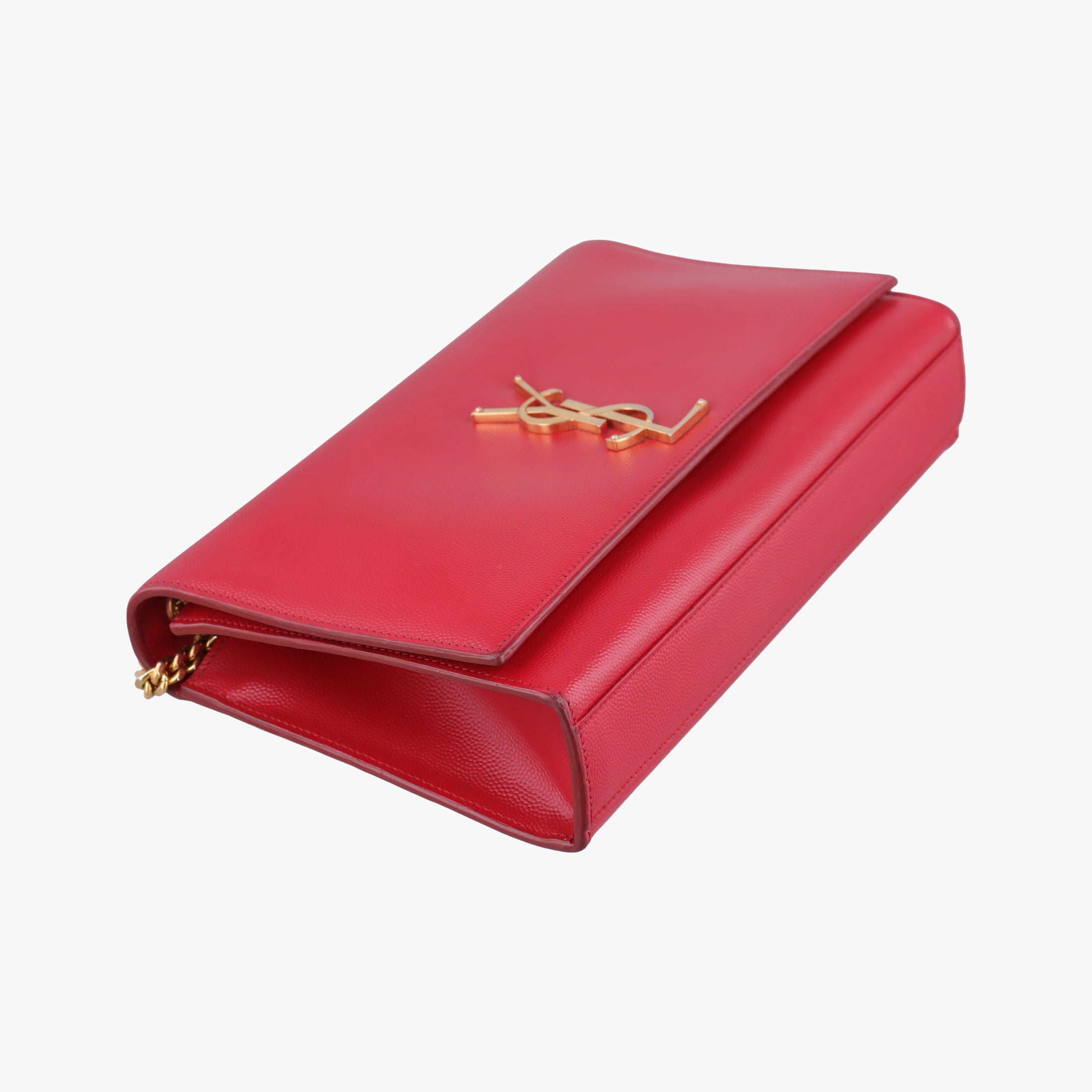 Vintage Yves Saint Laurent KATE Red Caviar leather 364021 shoulderbag | stylenewstar