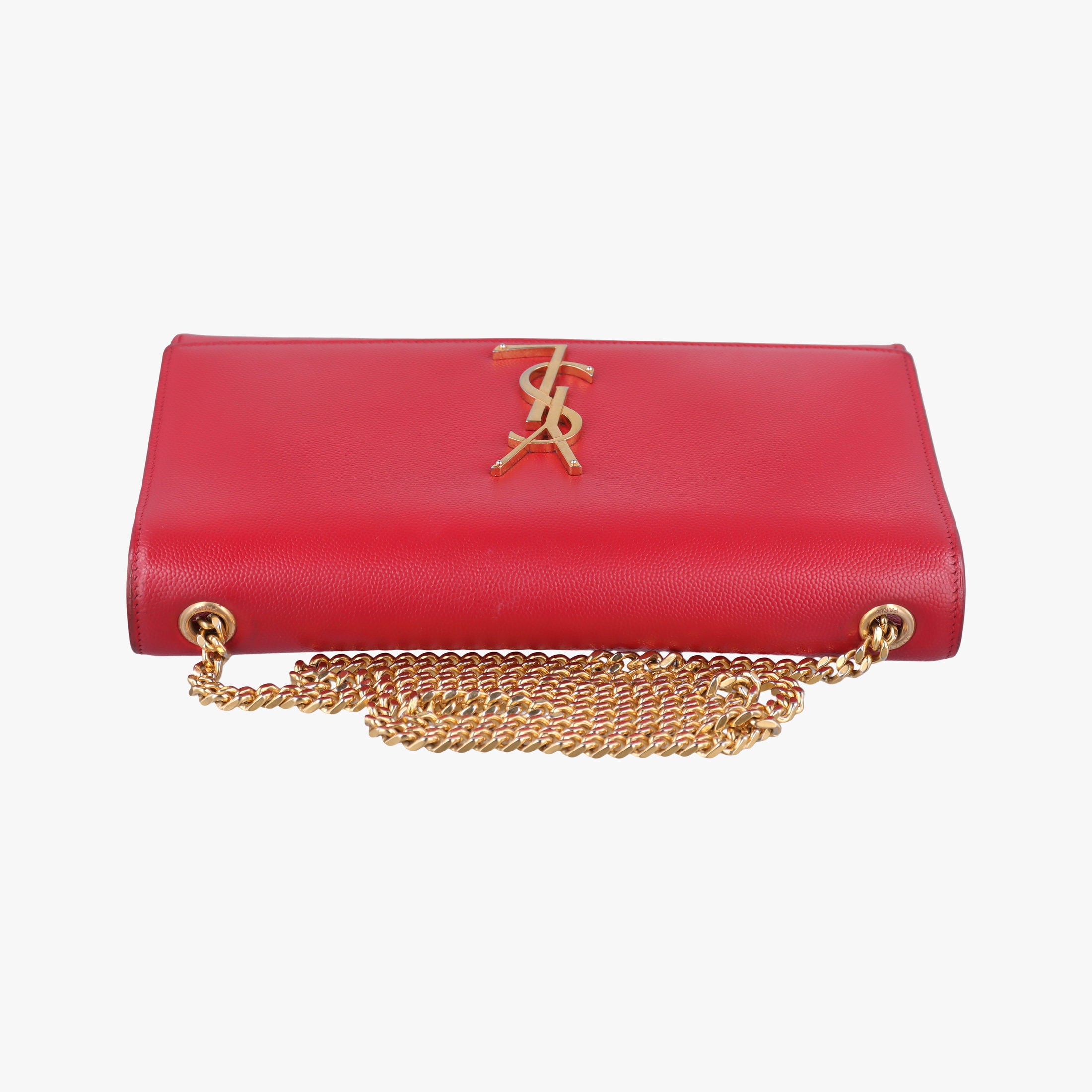 Vintage Yves Saint Laurent KATE Red Caviar leather 364021 shoulderbag | stylenewstar