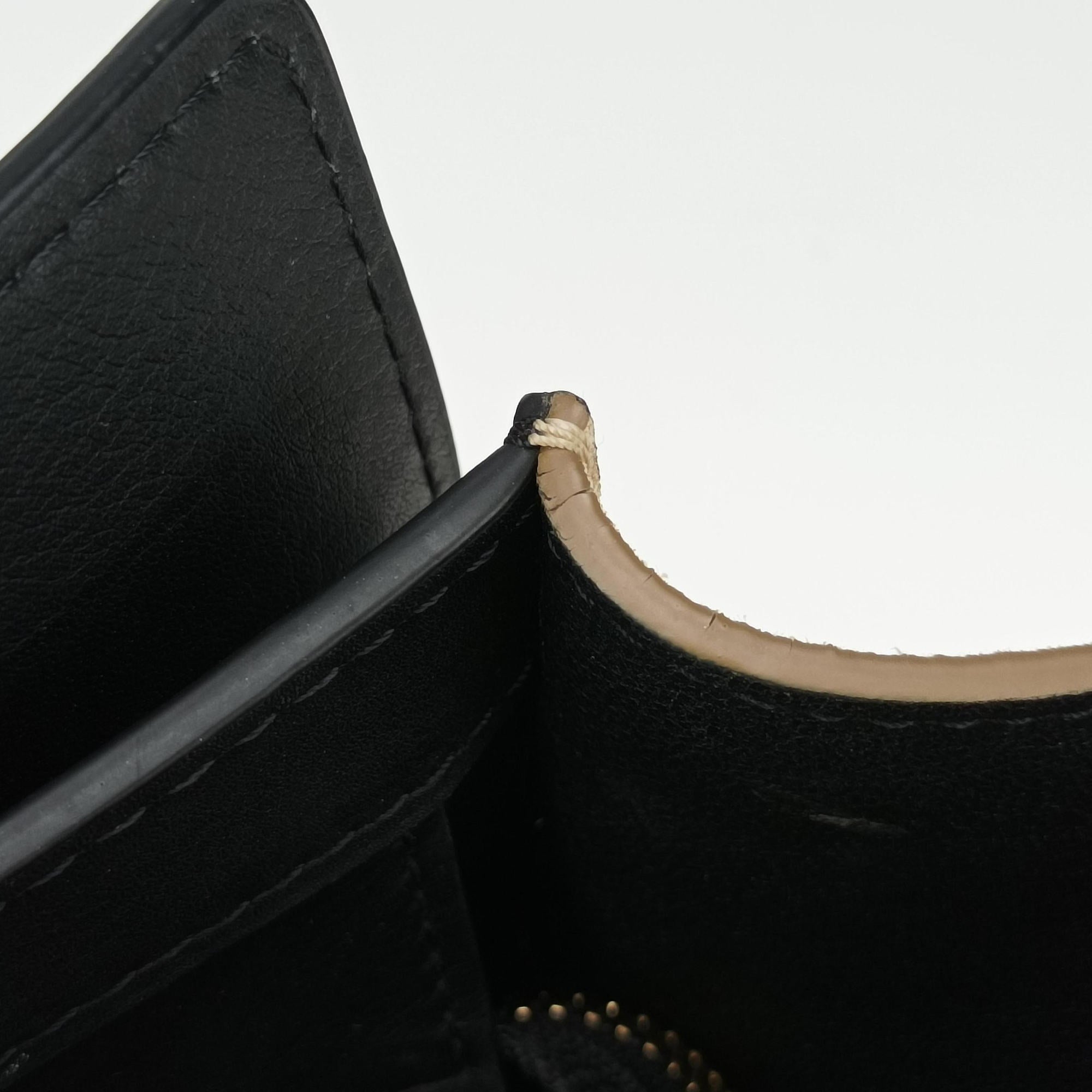 Vintage Celine Luggage Mini Shopper Beige×Bordeaux×Black Suede × leather  handbag | stylenewstar