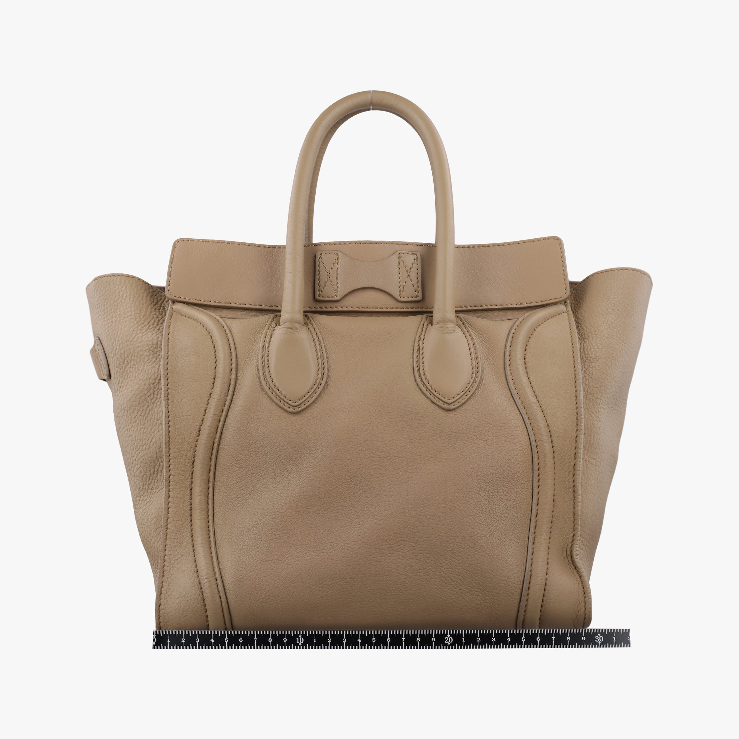 Secondhand Celine luggage mini shopper Brown Leather  handbag | stylenewstar