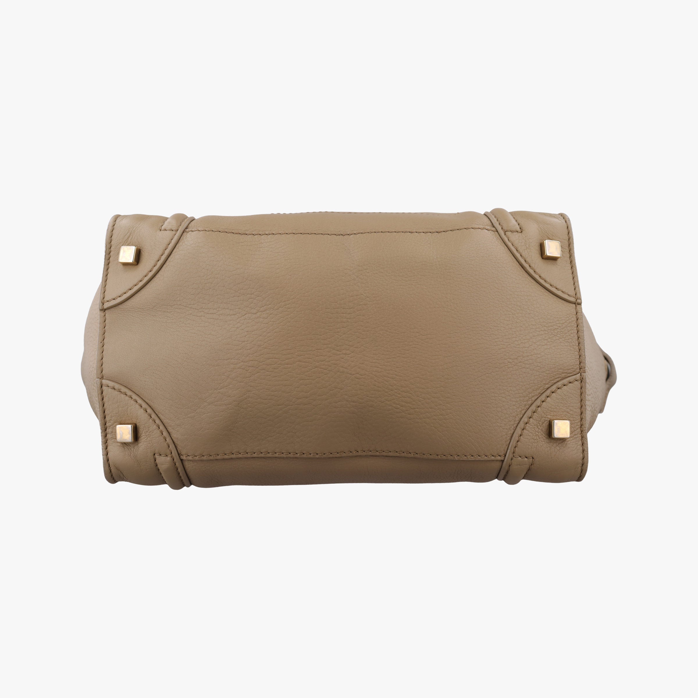 Secondhand Celine luggage mini shopper Brown Leather  handbag | stylenewstar