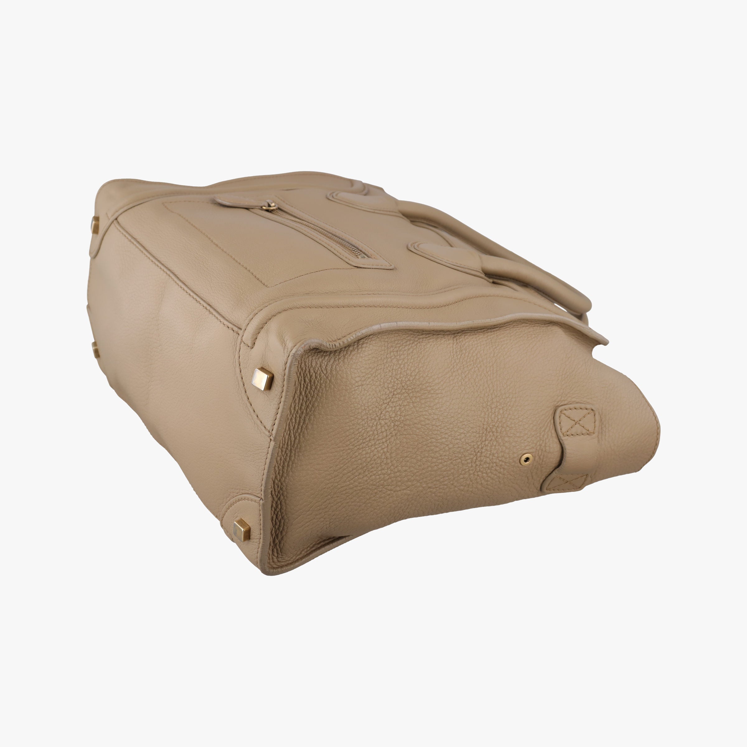 Secondhand Celine luggage mini shopper Brown Leather  handbag | stylenewstar