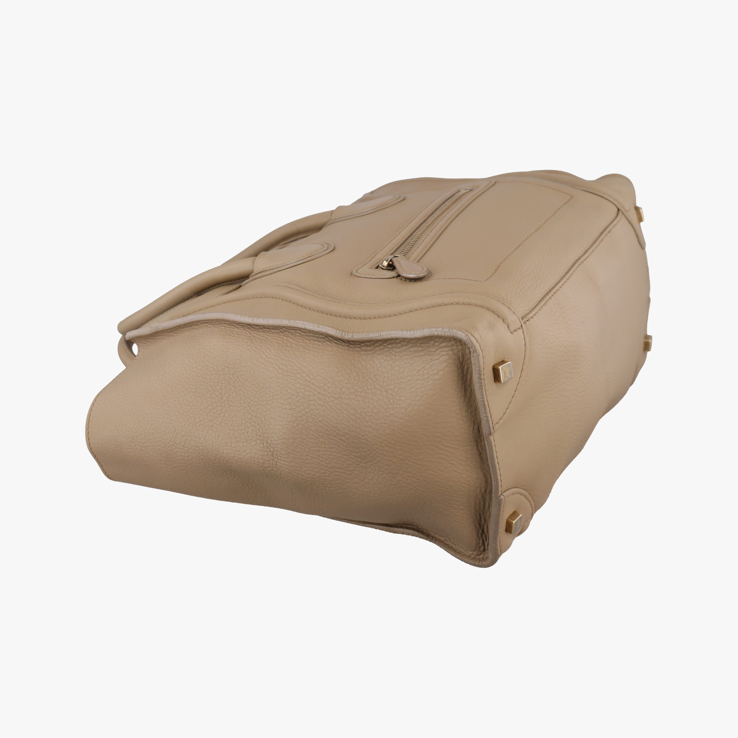 Secondhand Celine luggage mini shopper Brown Leather  handbag | stylenewstar