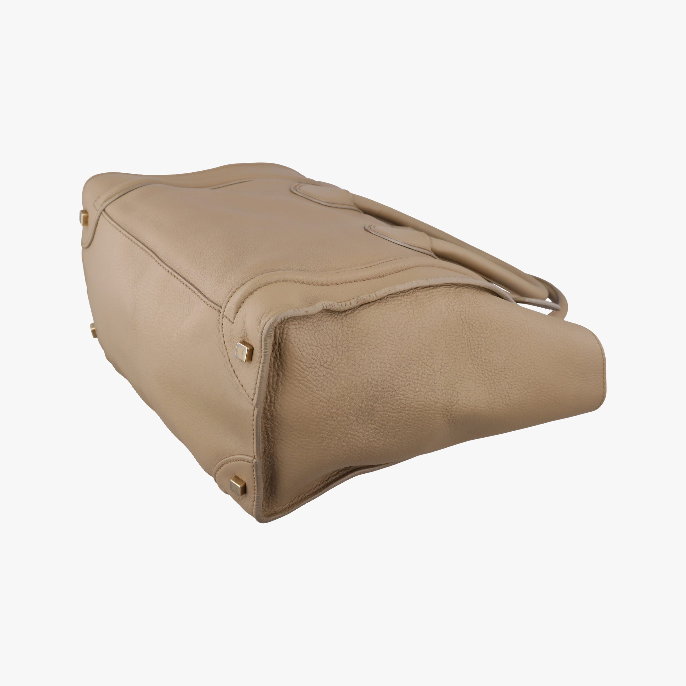 Secondhand Celine luggage mini shopper Brown Leather  handbag | stylenewstar