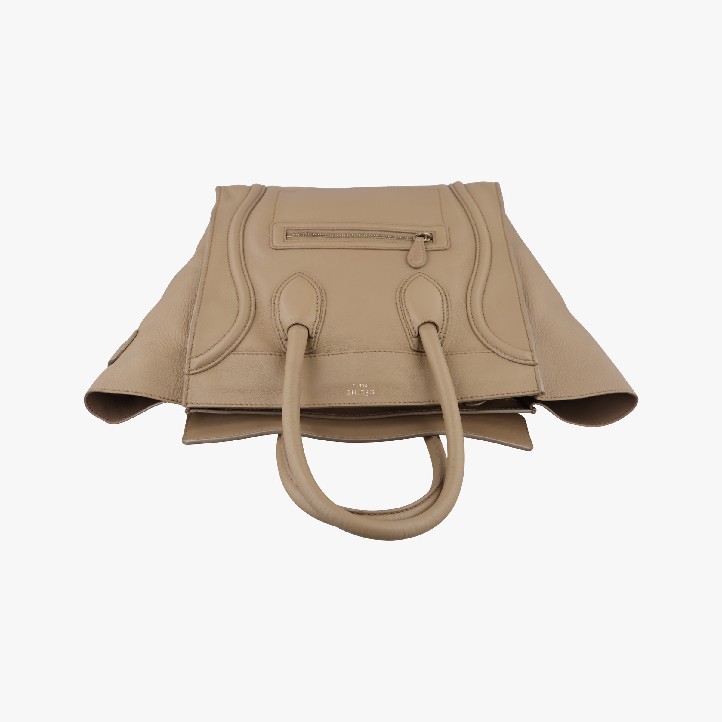Secondhand Celine luggage mini shopper Brown Leather  handbag | stylenewstar