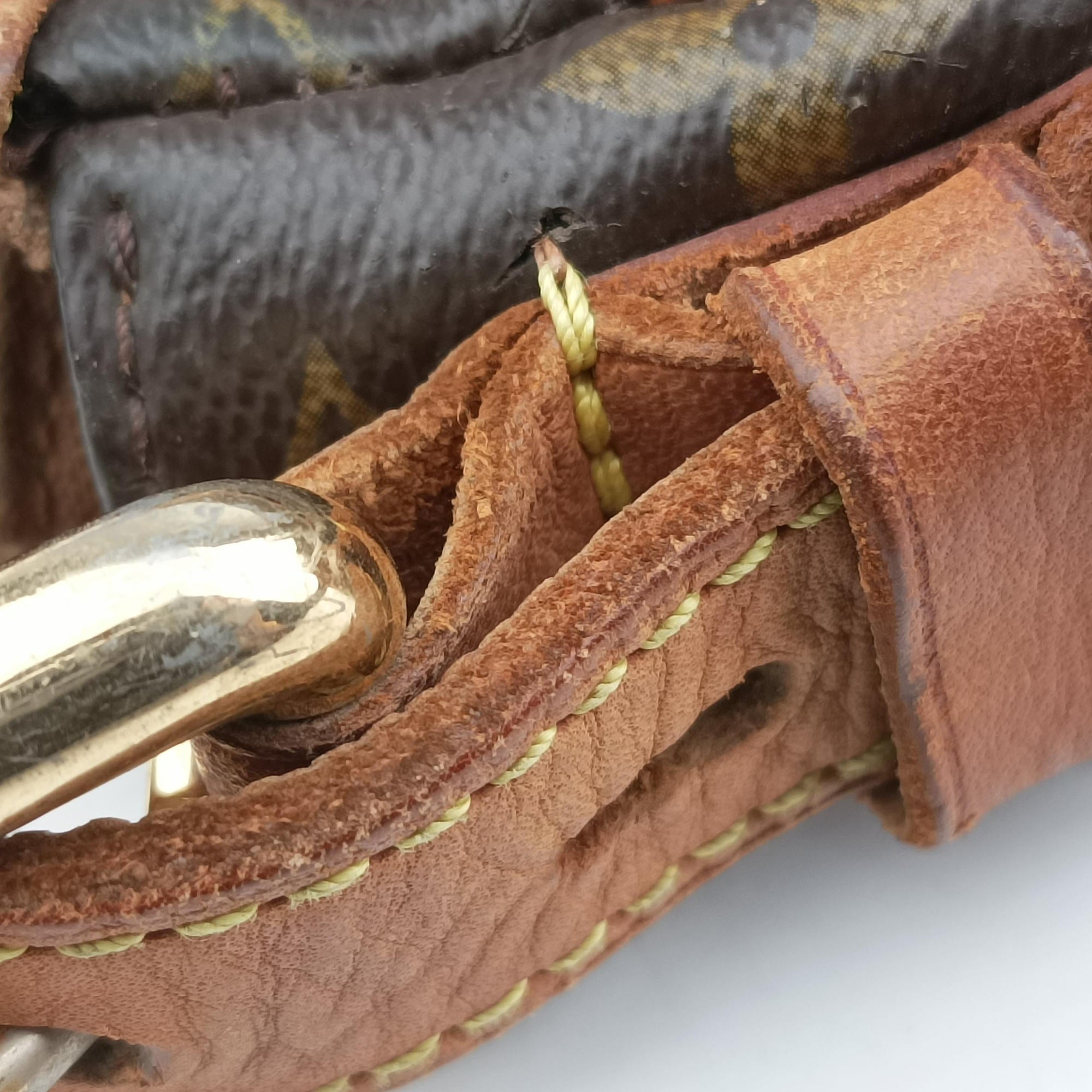 Pre-owned Louis Vuitton TULUM GM Brown Monogram Canvas M40075 shoulderbag | stylenewstar