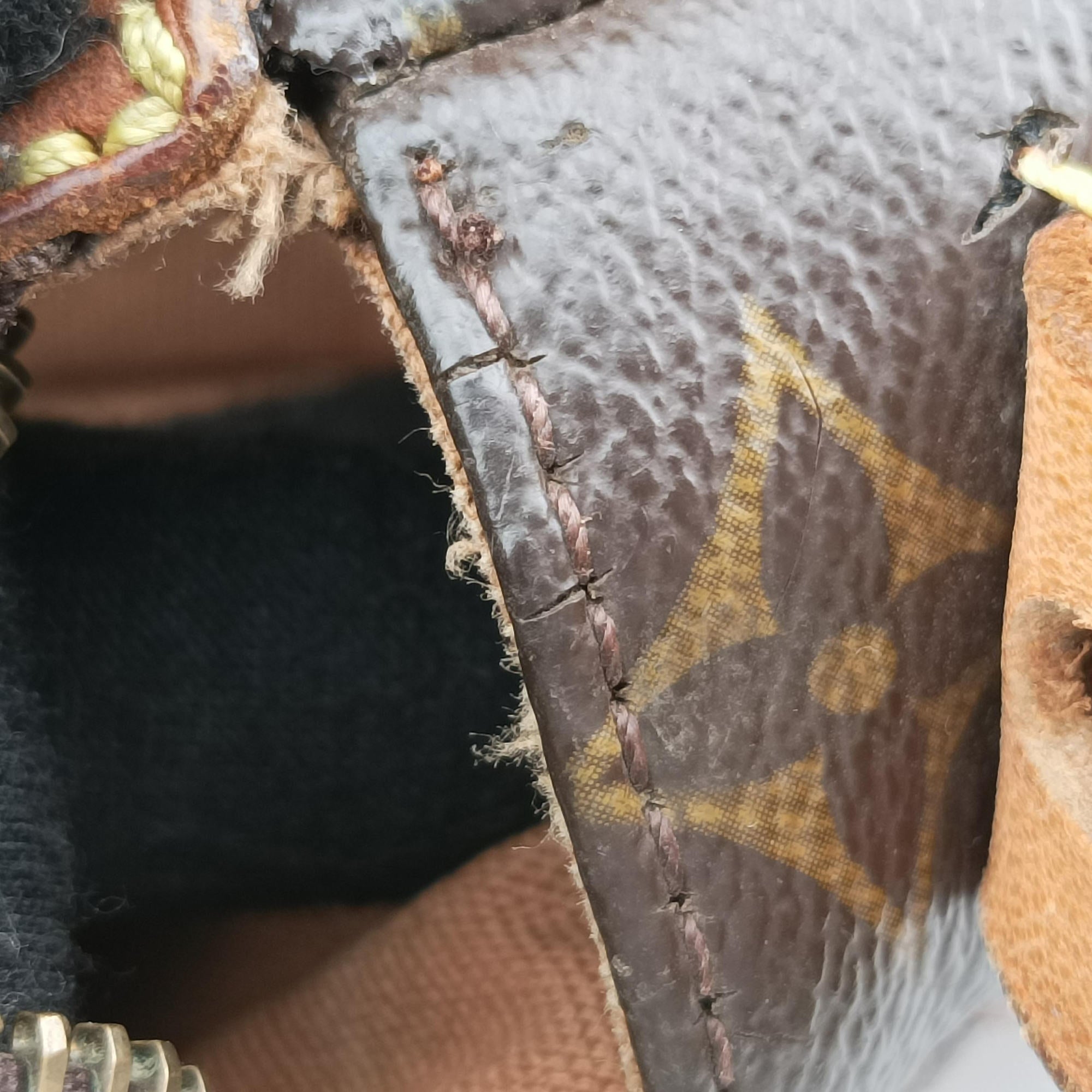 Pre-owned Louis Vuitton TULUM GM Brown Monogram Canvas M40075 shoulderbag | stylenewstar