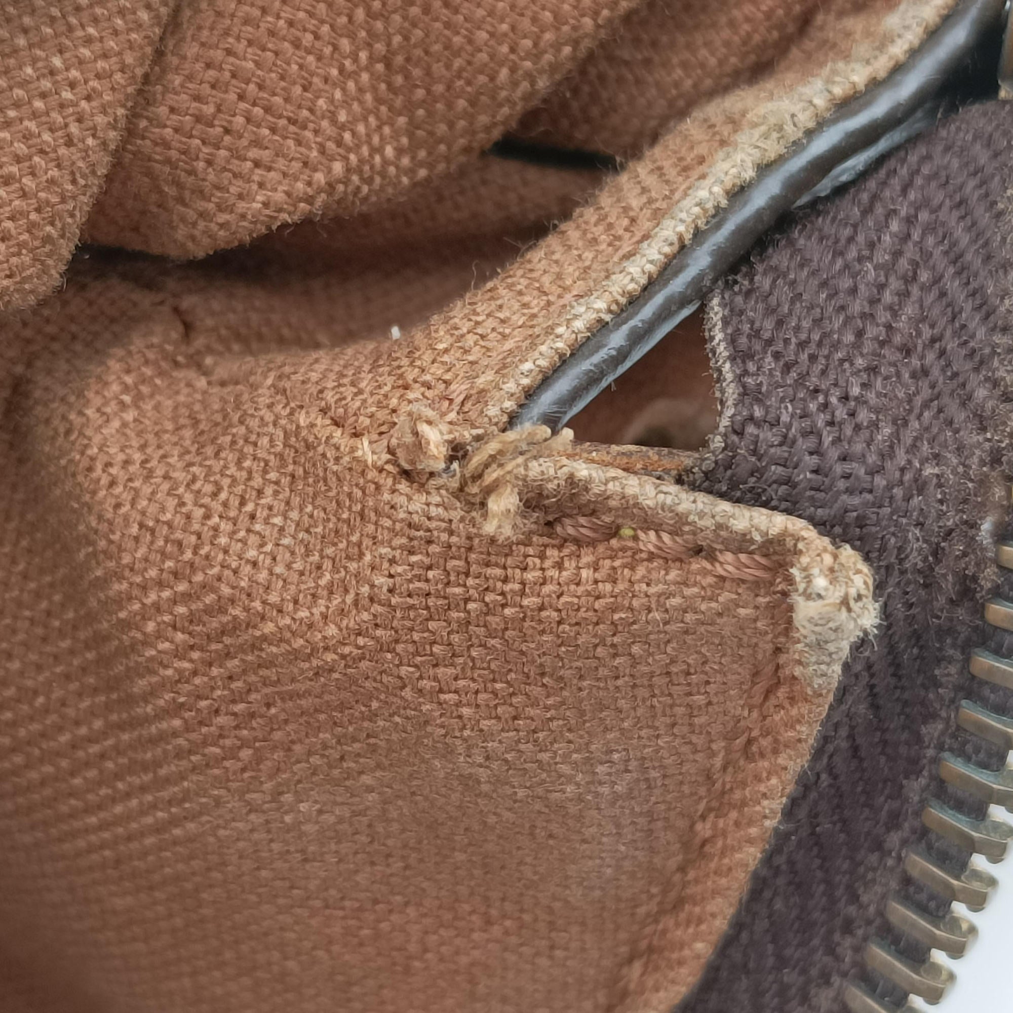 Pre-owned Louis Vuitton TULUM GM Brown Monogram Canvas M40075 shoulderbag | stylenewstar
