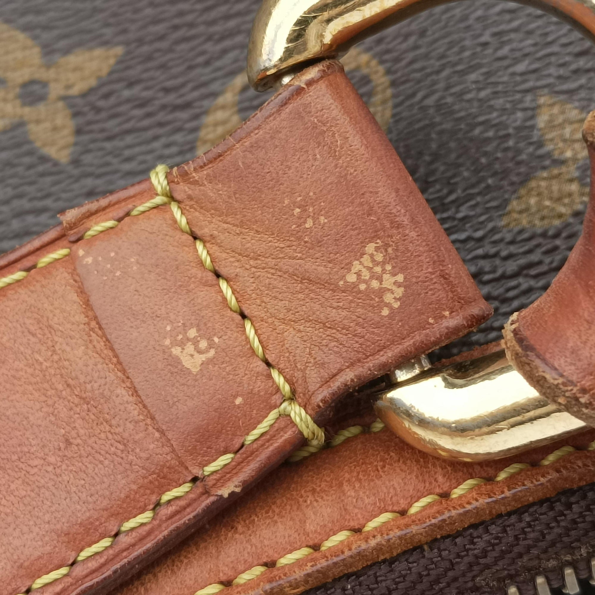 Pre-owned Louis Vuitton TULUM GM Brown Monogram Canvas M40075 shoulderbag | stylenewstar