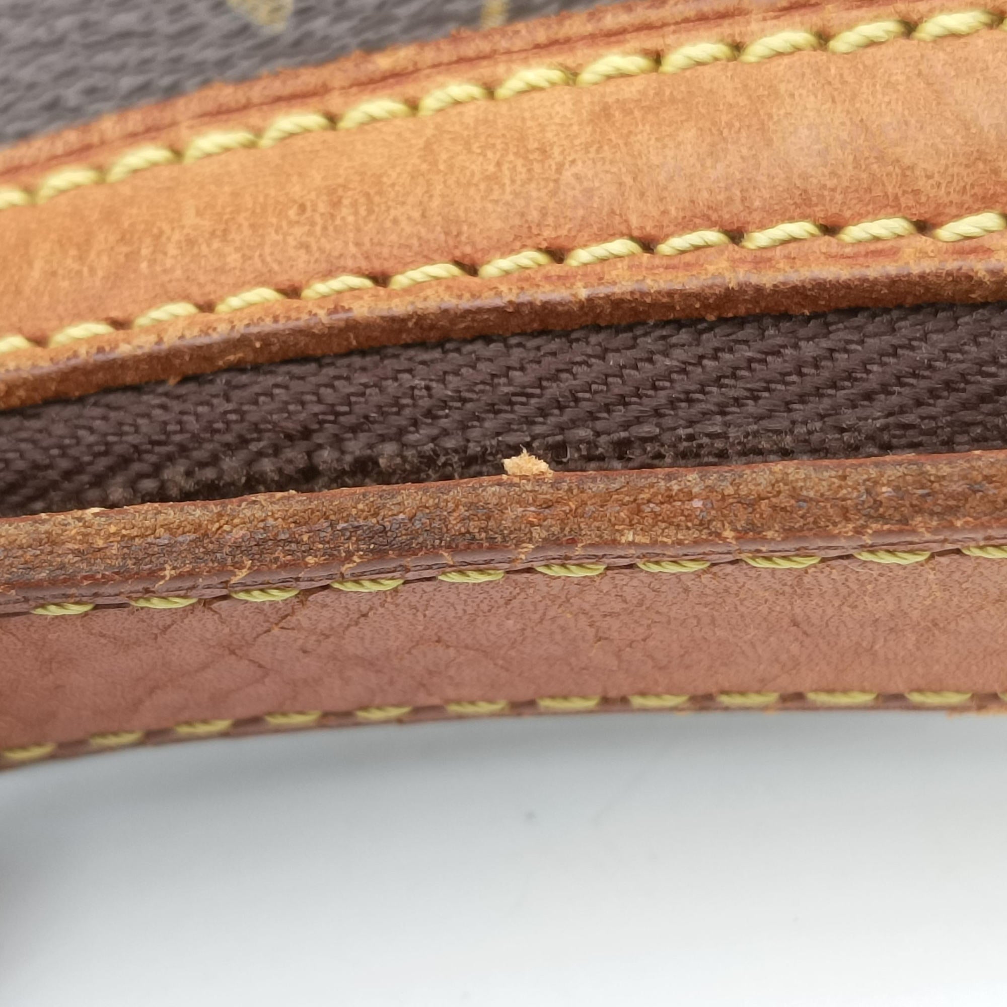 Pre-owned Louis Vuitton TULUM GM Brown Monogram Canvas M40075 shoulderbag | stylenewstar